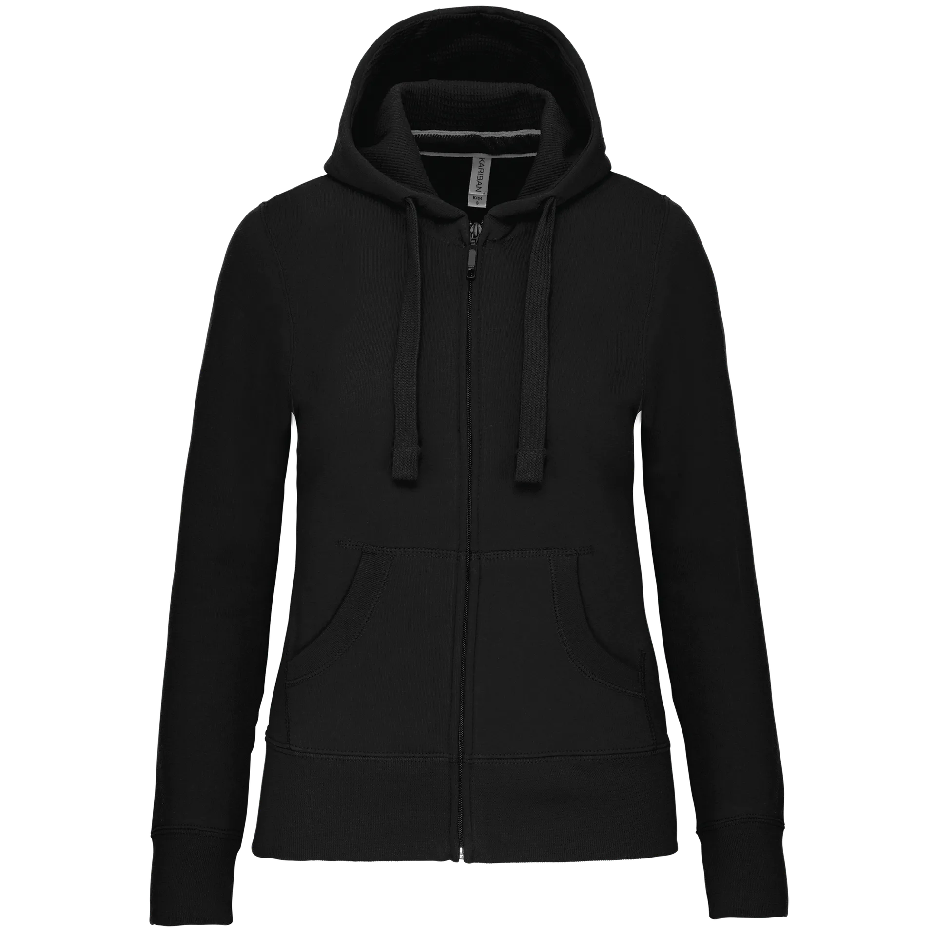 DAMEN KAPUZENSHIRT mit Reißververschluss