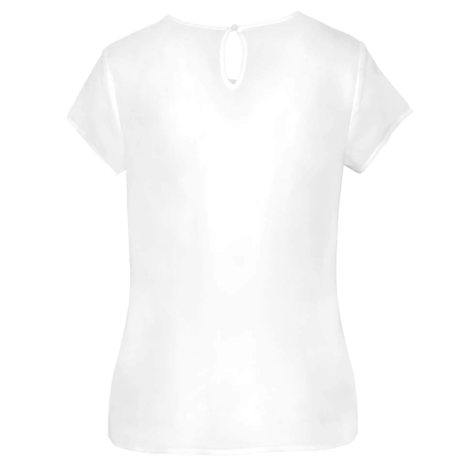 Kurzarm-Kreppbluse für Damen