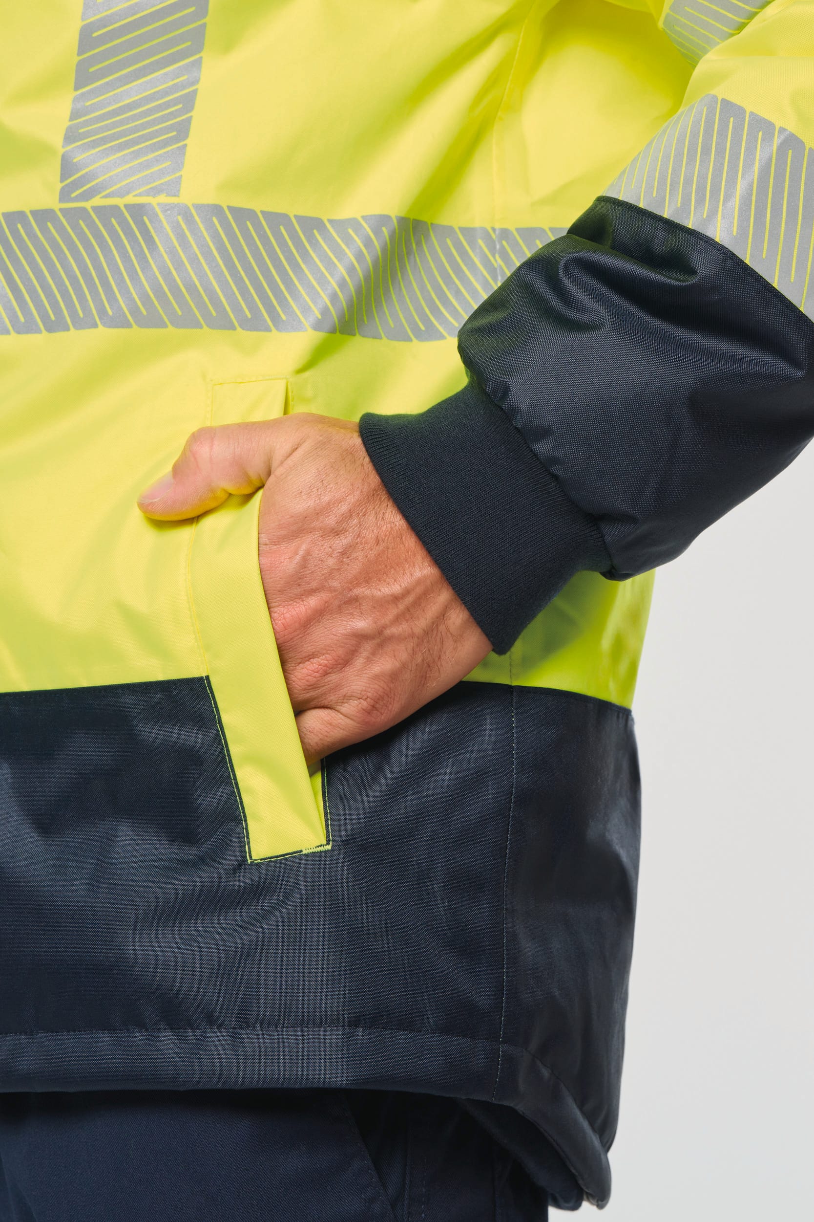 Recycelter Sicherheitsparka 4 in 1