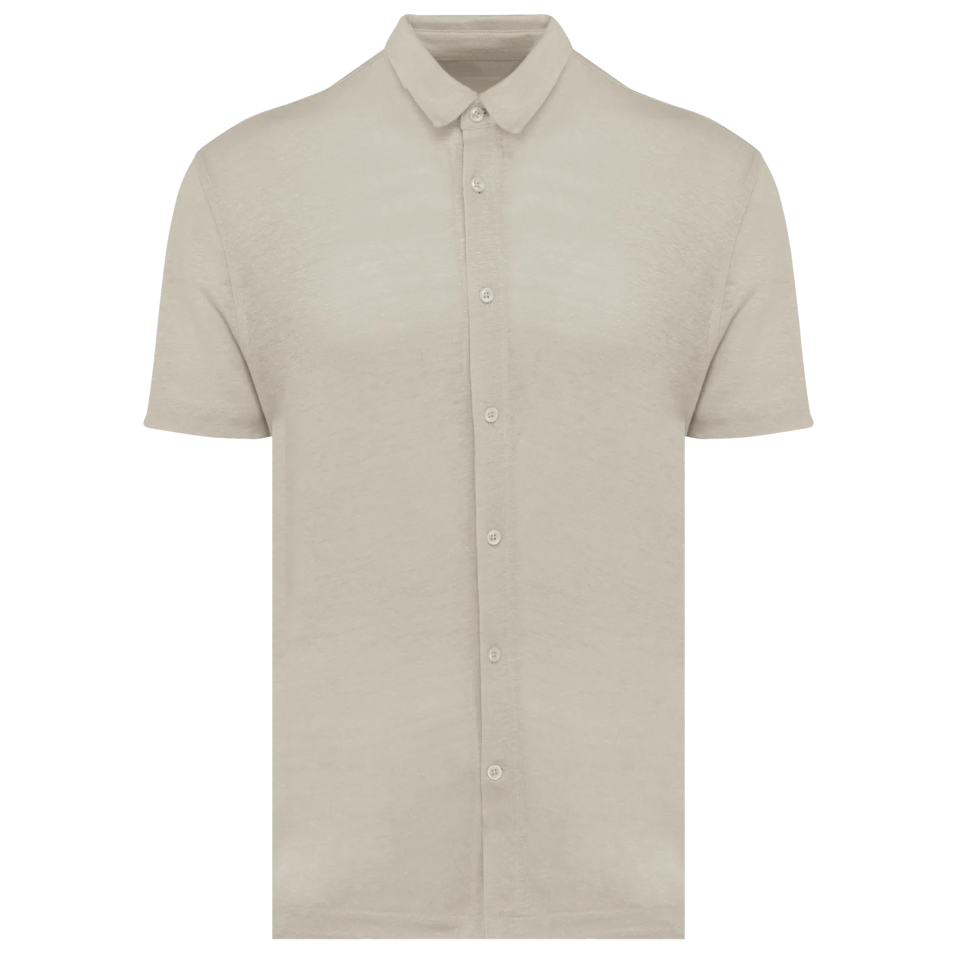 Leinenhemd mit kurzen Ärmeln für Herren