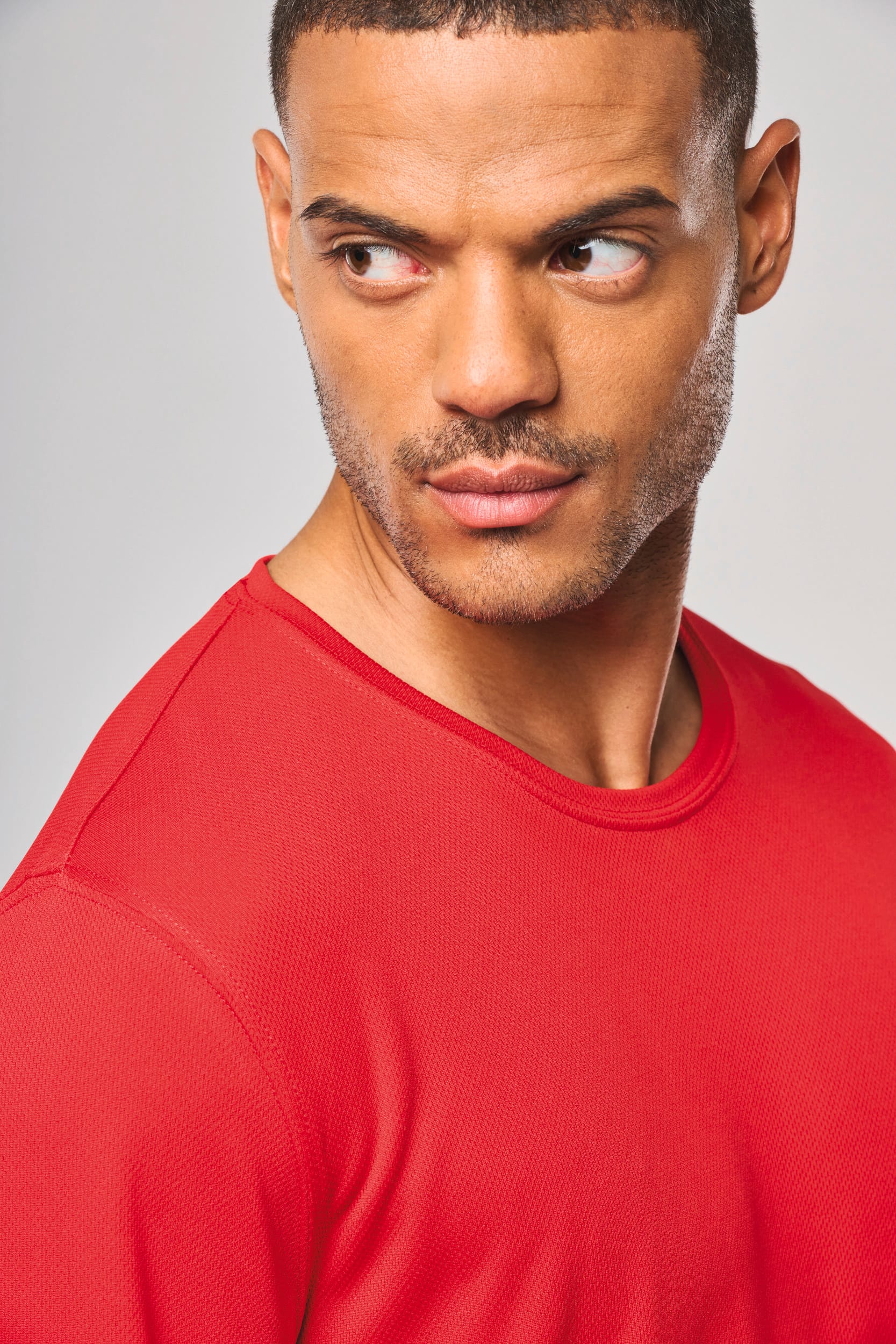 Herren Basic Sport Funktionsshirt Langarm