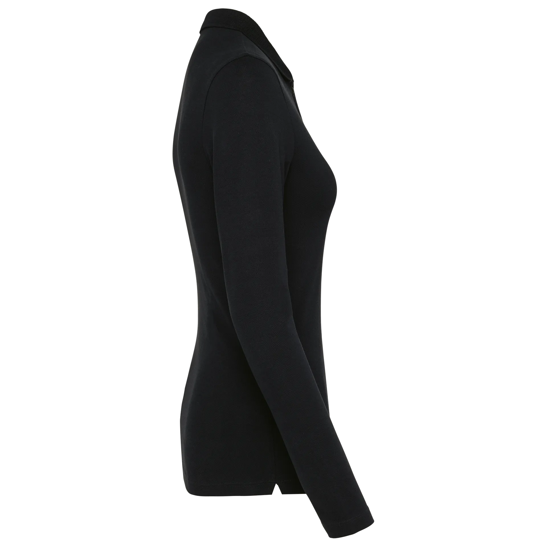 Supima® Damen-Polohemd mit langen Ärmeln