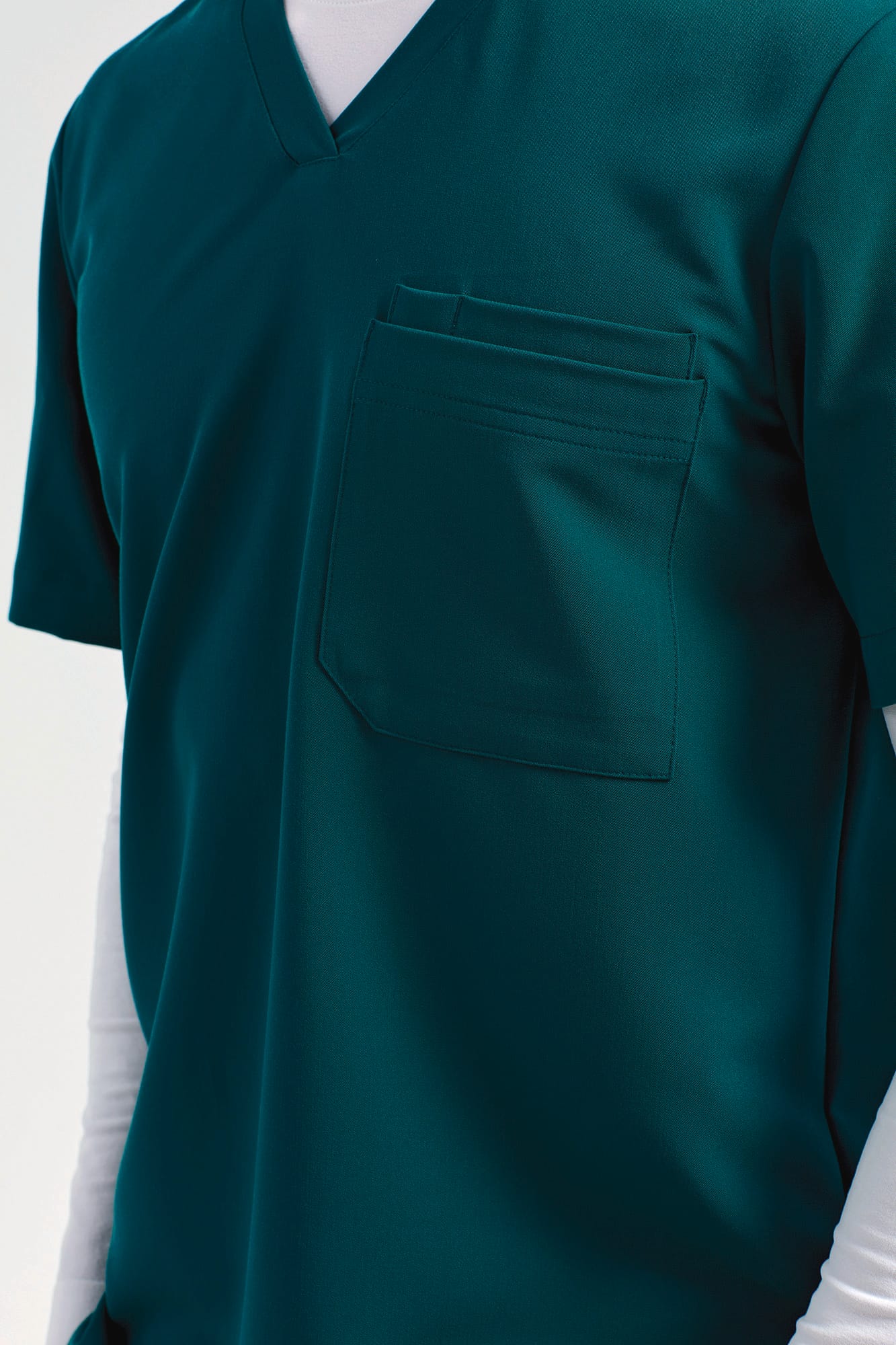 Stretch-Tunika für Herren mit kurzen Ärmeln Stretch-Tunika für Herren mit kurzen Ärmeln