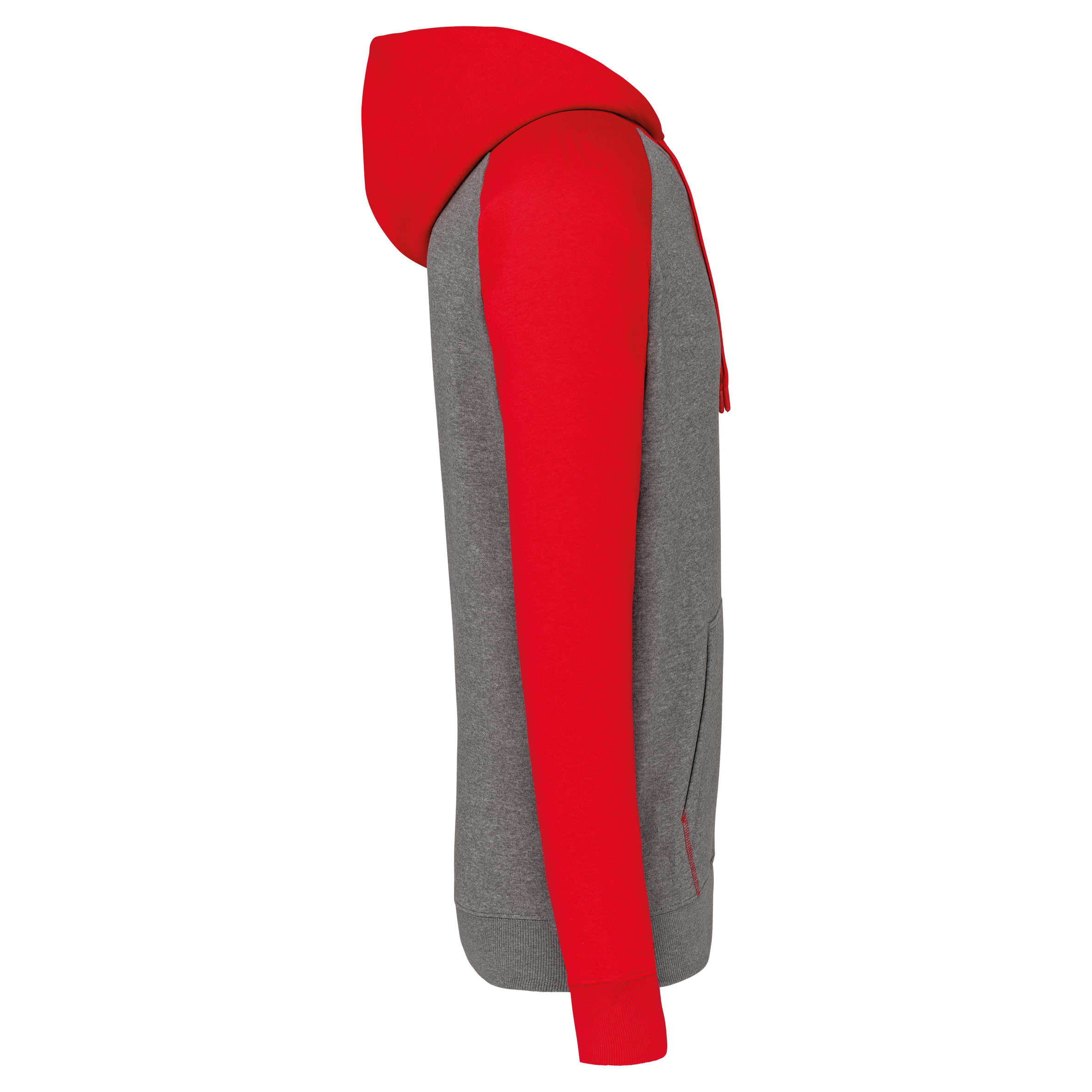 Zweifarbiges Kapuzensweatshirt für Erwachsene