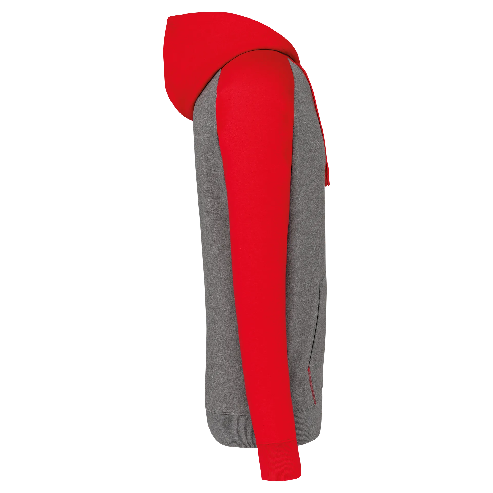 Zweifarbiges Kapuzensweatshirt für Erwachsene