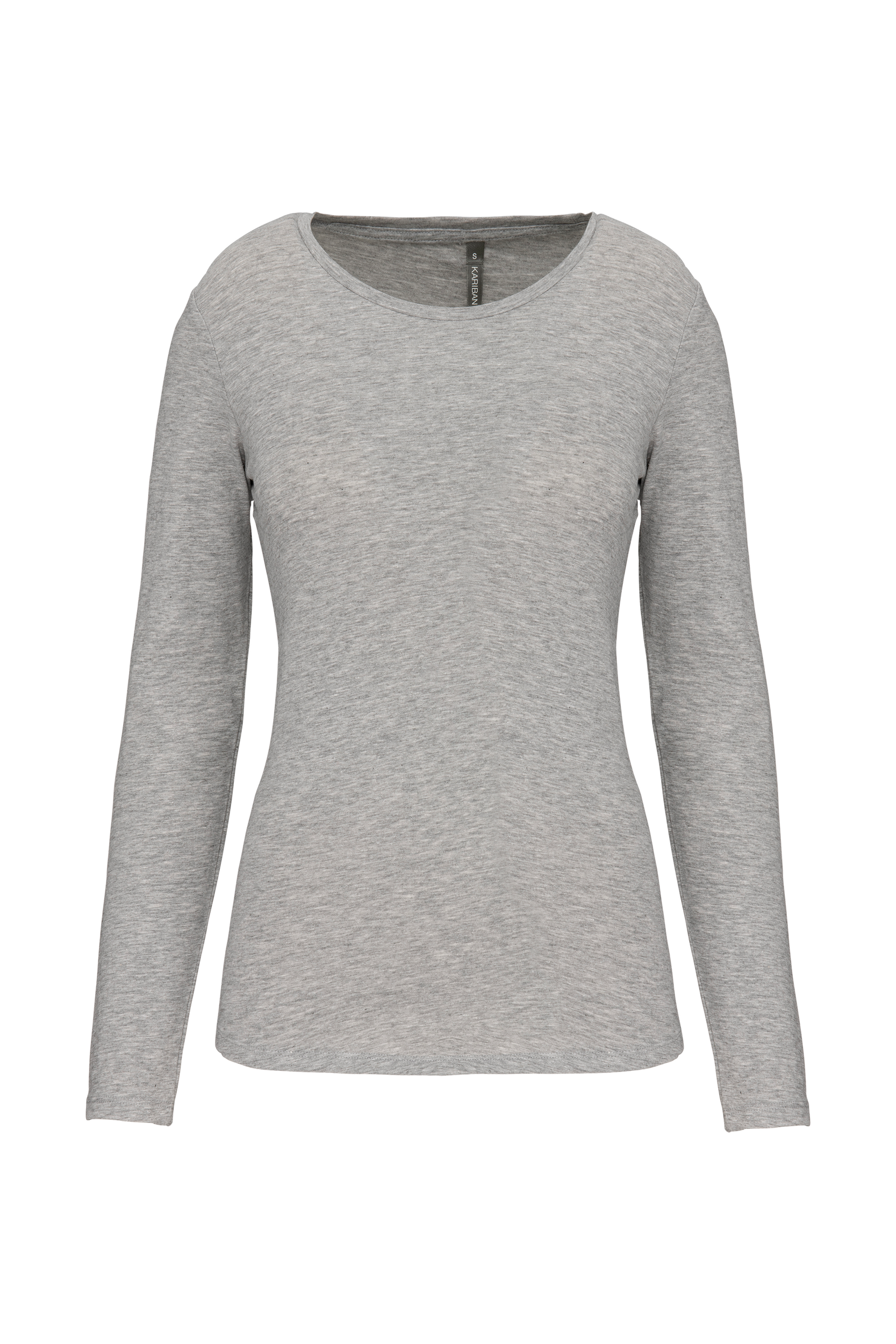 Damen Langarm-T-Shirt mit Rundhalsausschnitt