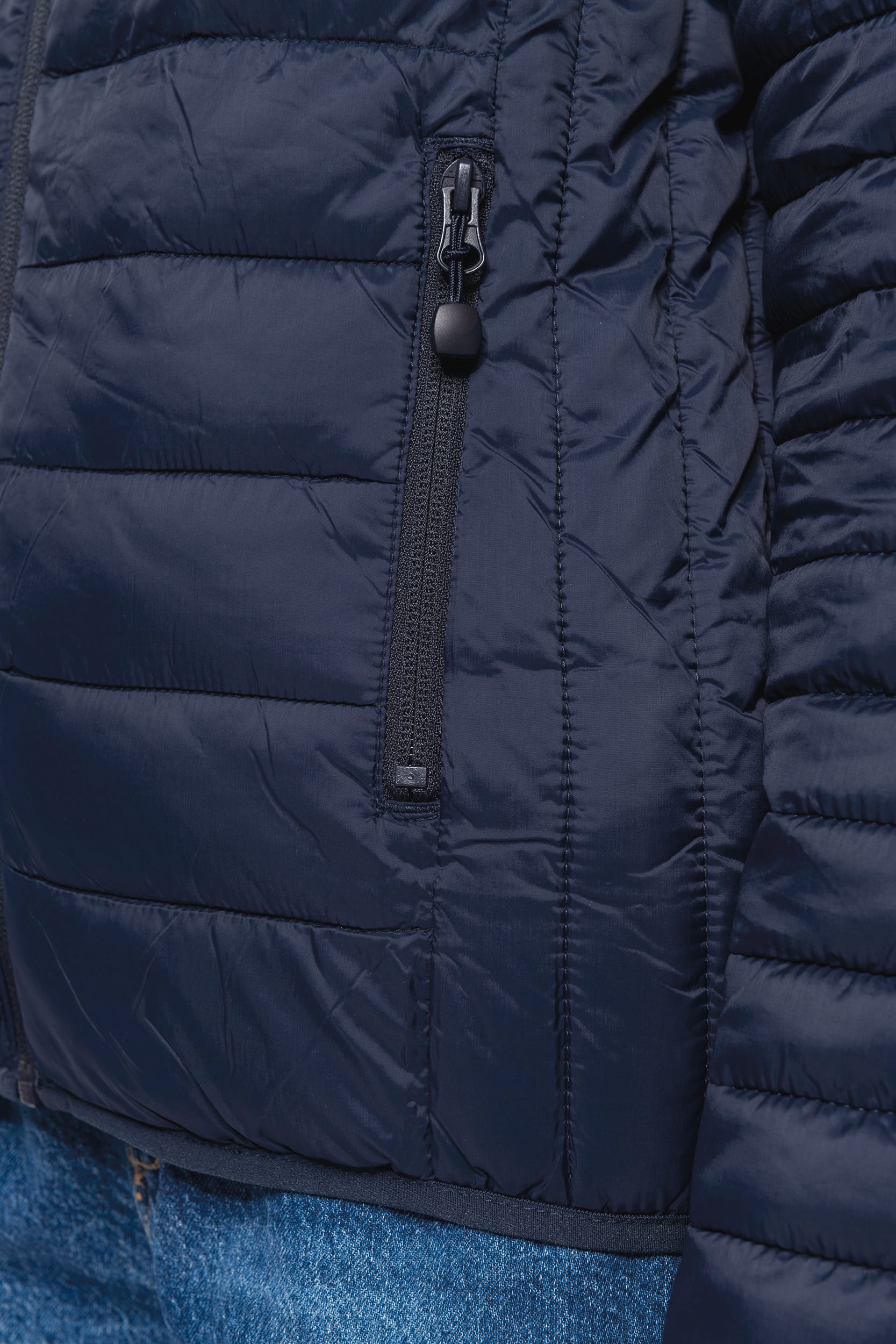 Leichte Damen-Steppjacke mit Kapuze