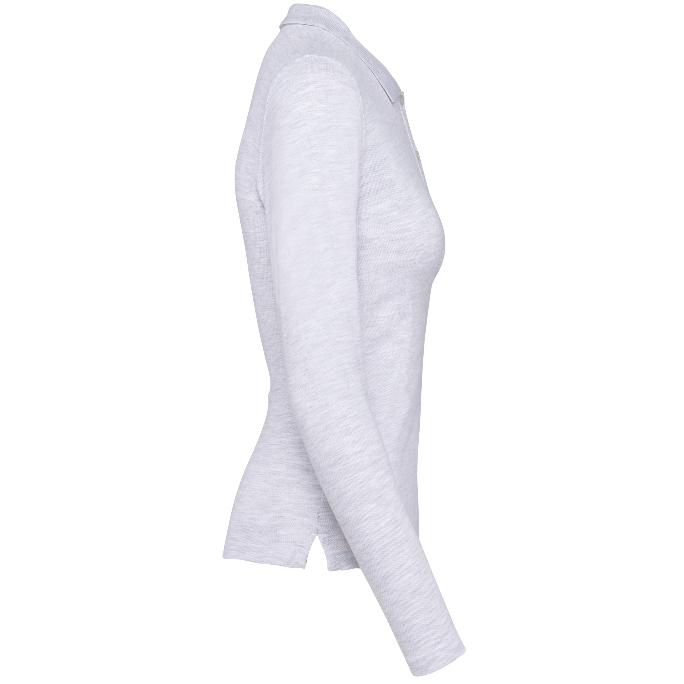 Damen Piqué Poloshirt Langarm