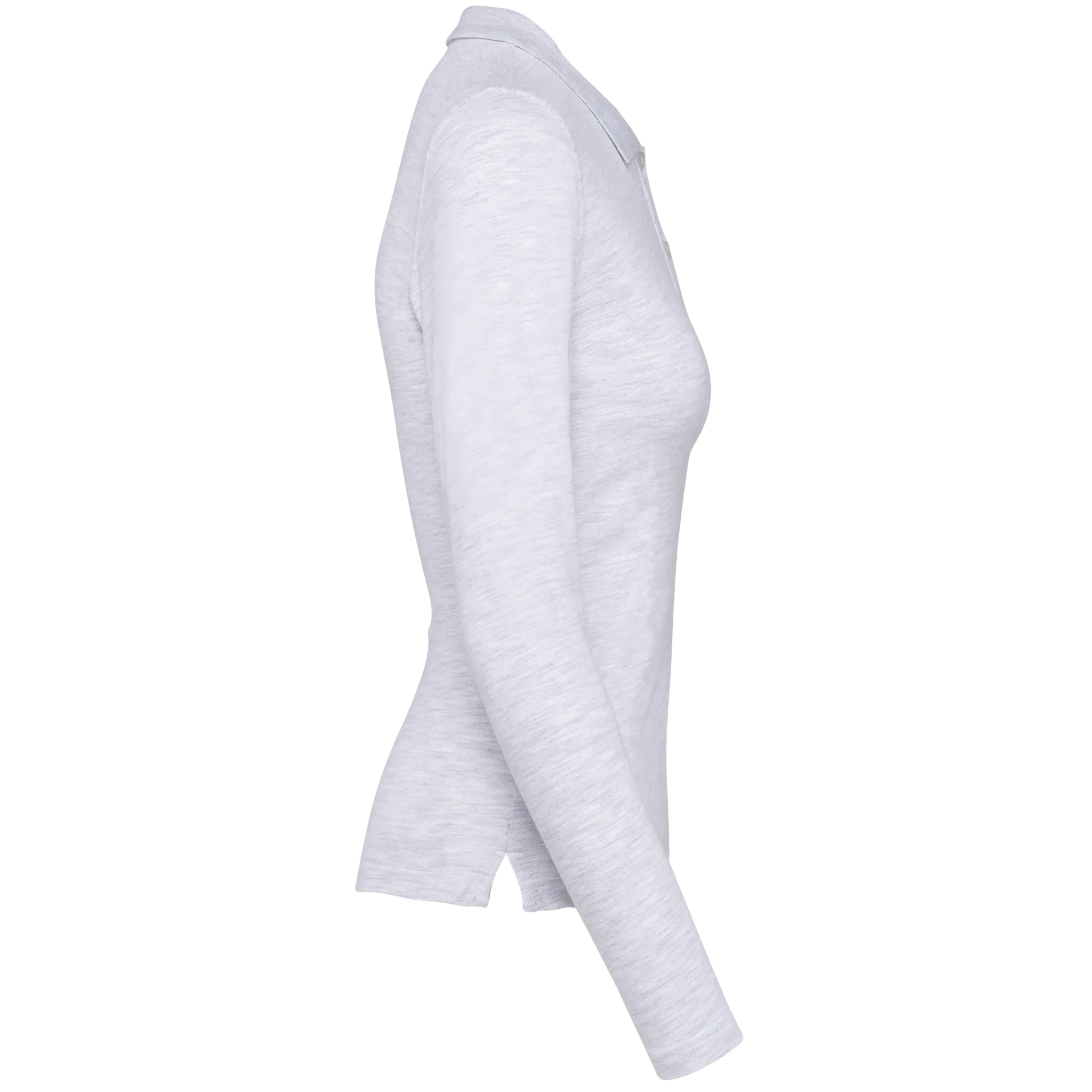 Damen Piqué Poloshirt Langarm