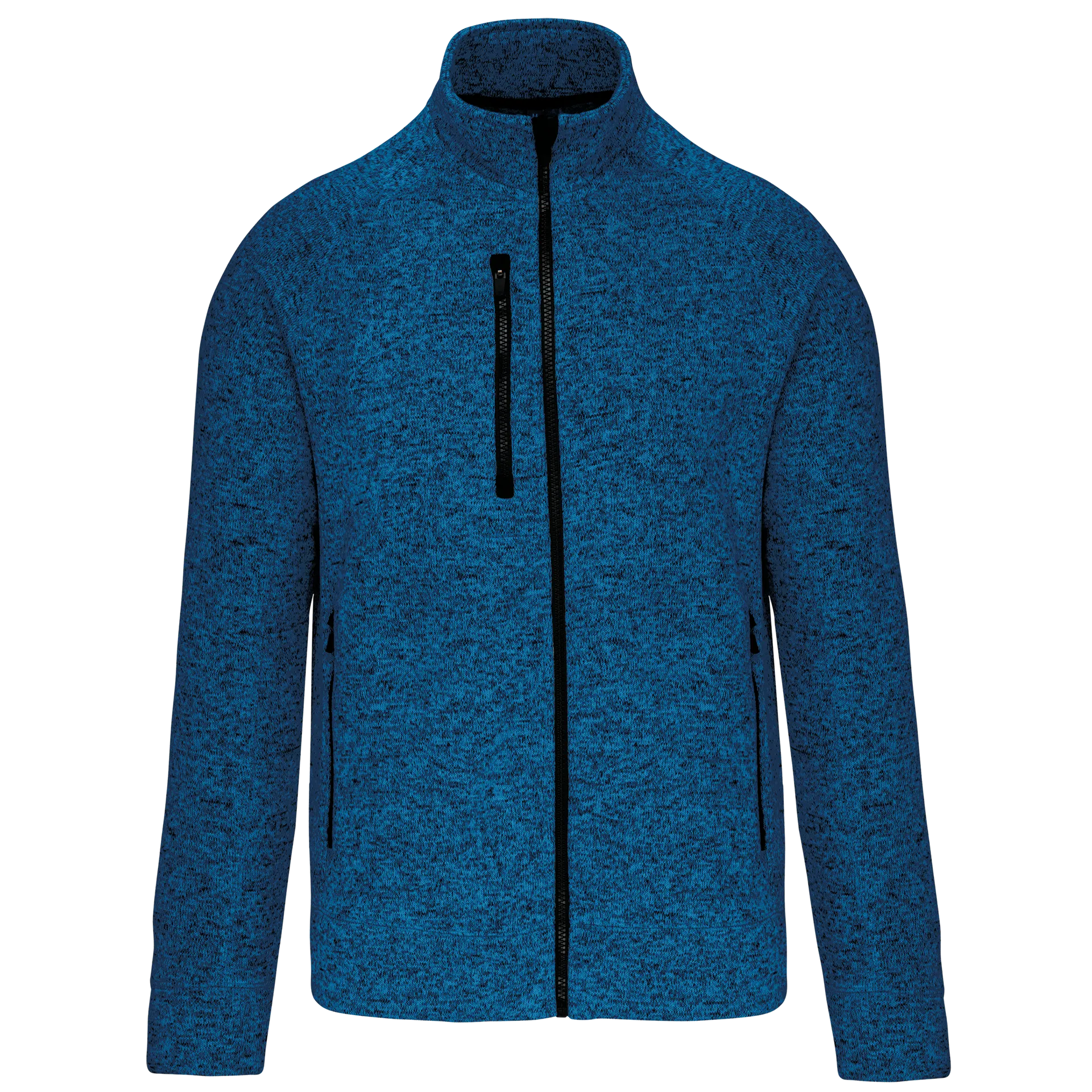 Herren-Weste mit Reißverschluss, aus Chiné