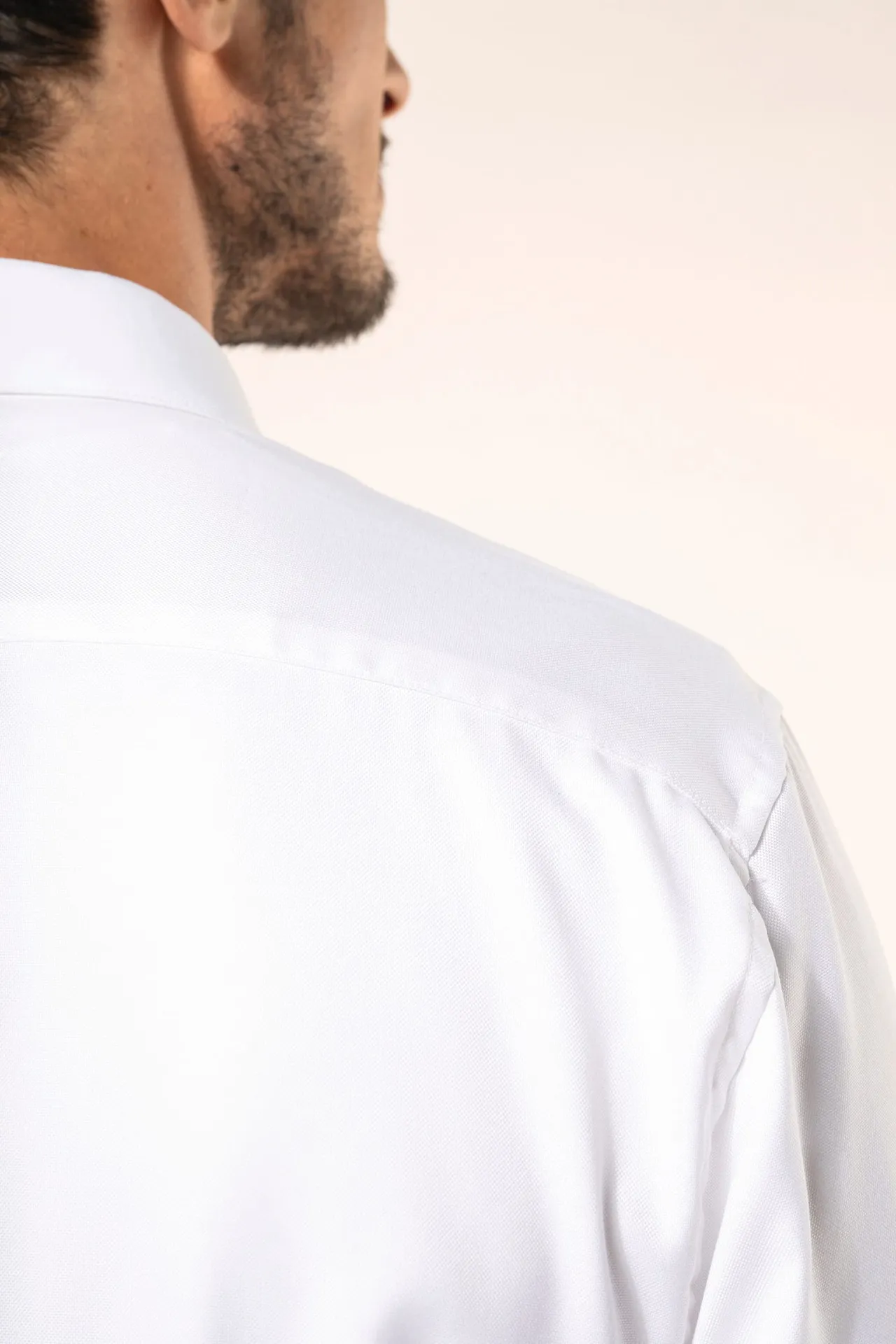 Oxford Pinpoint-Herrenhemd mit langen Ärmeln