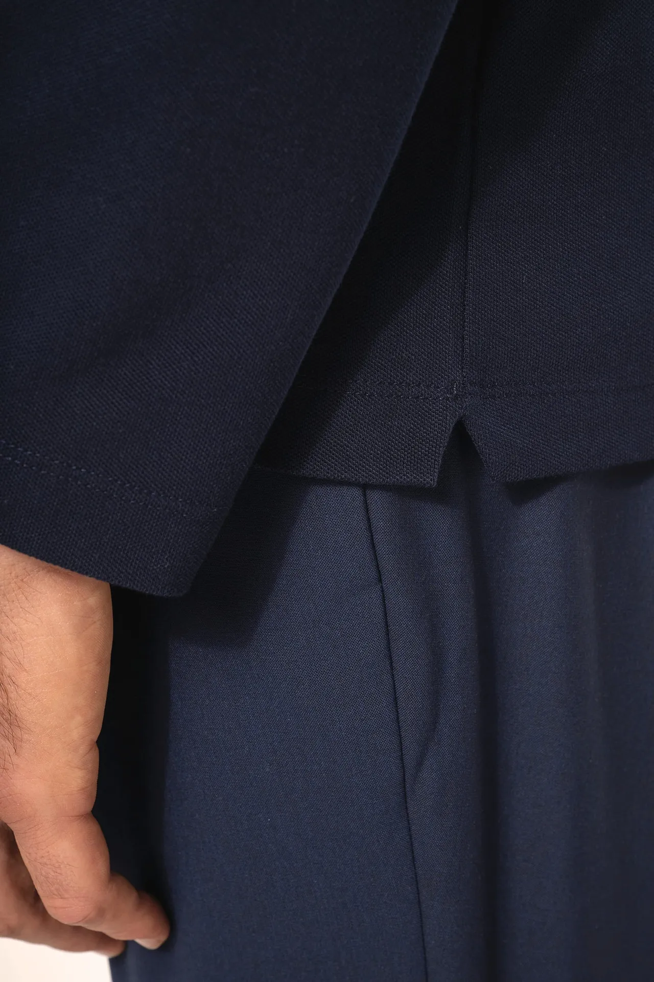 Supima® Herren-Polohemd mit langen Ärmeln