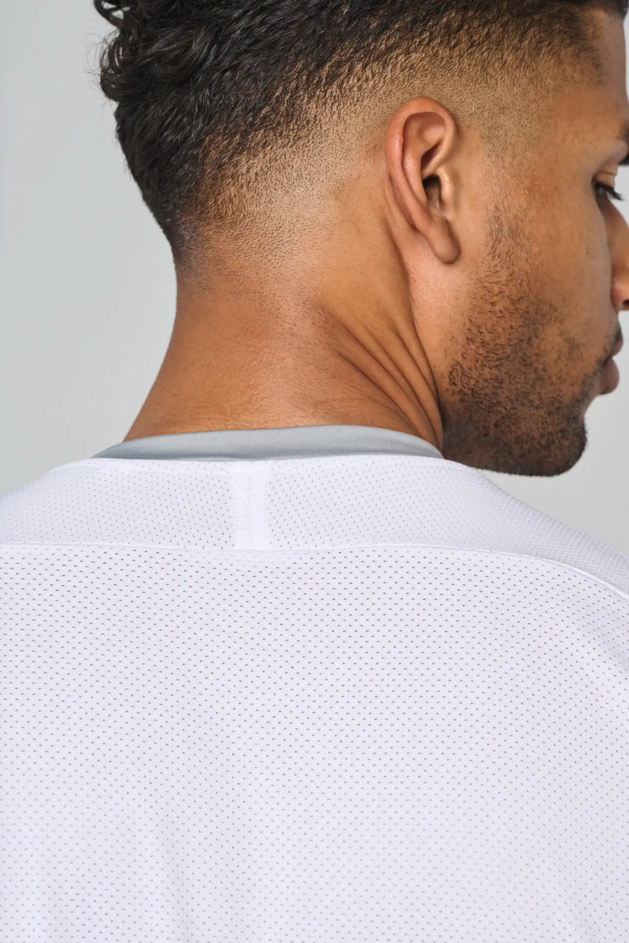 Zweifarbiges Padel Herren-T-Shirt mit Raglanärmeln