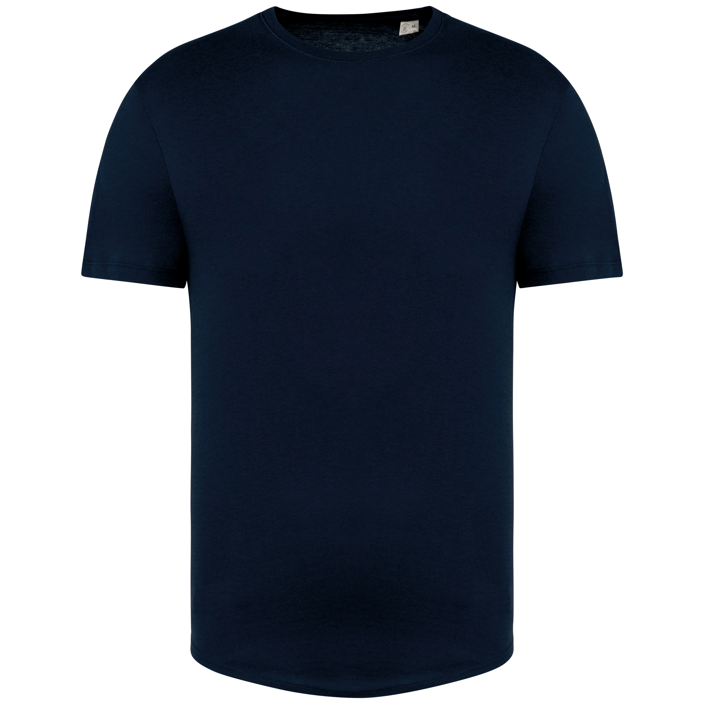 Herren-T-Shirt mit abgerundetem Saum