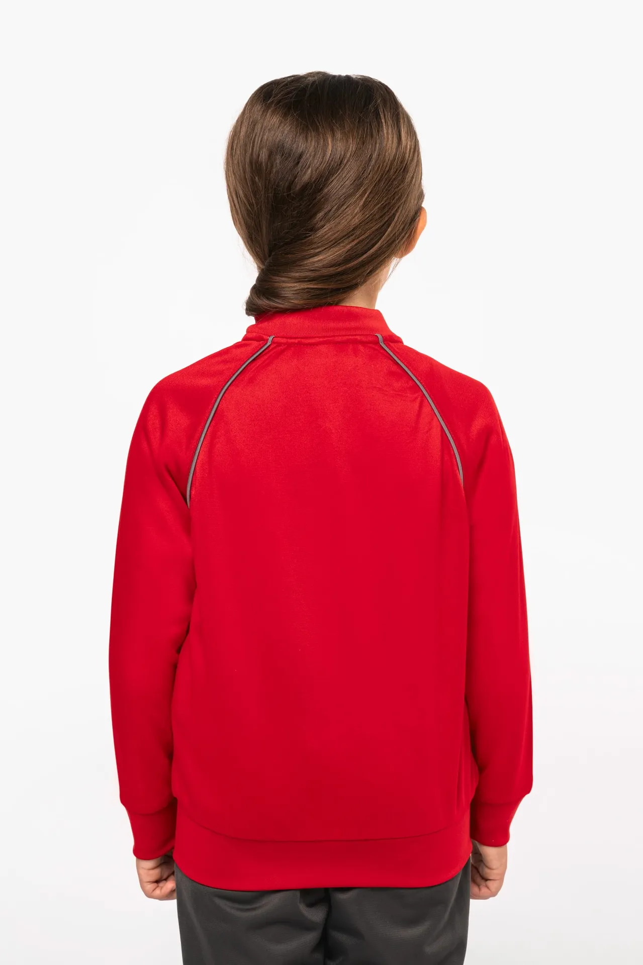 Trainingsjacke mit Reißverschluss und Paspel für Kinder