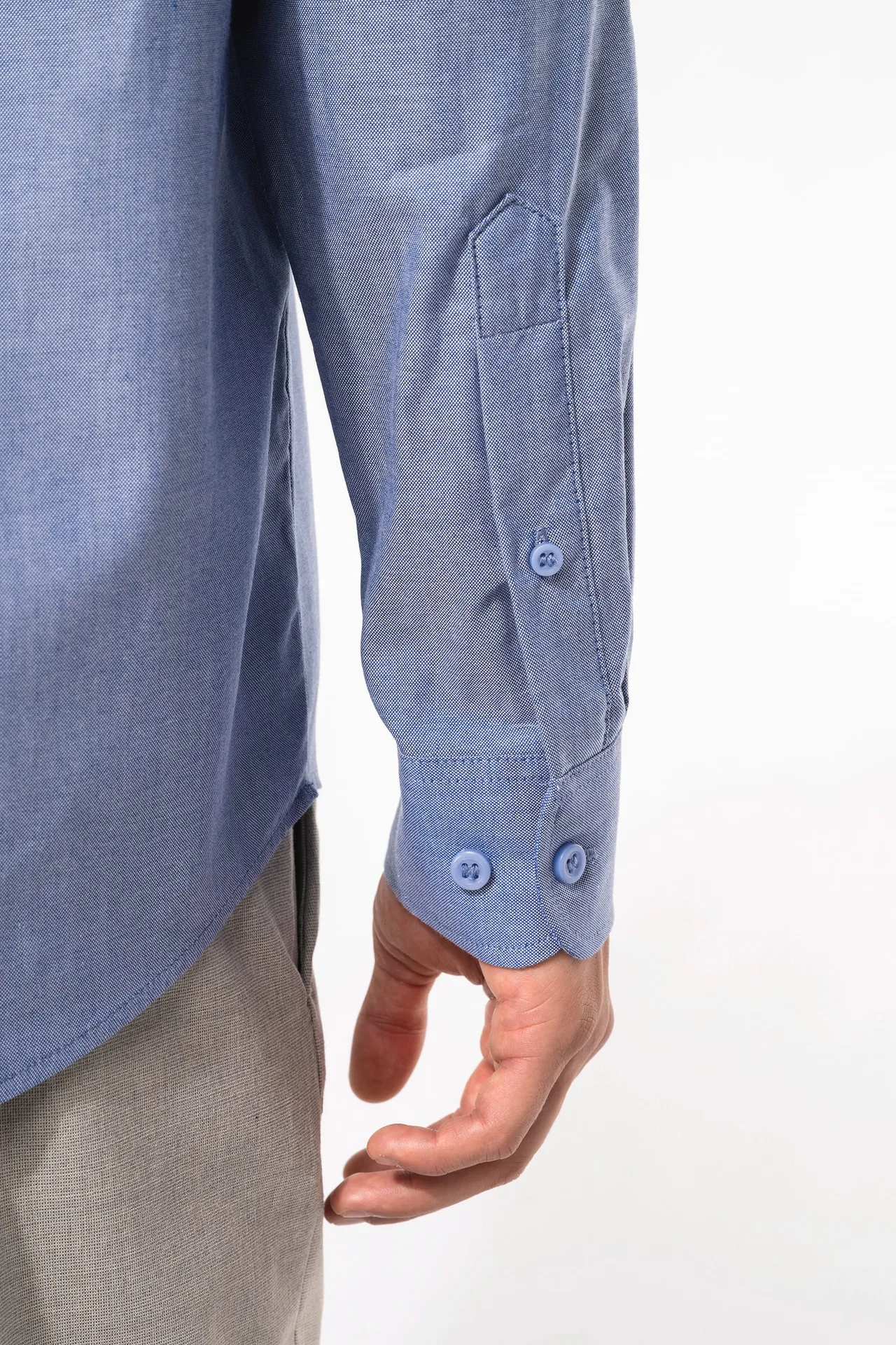 Herren Oxfordhemd Langarm