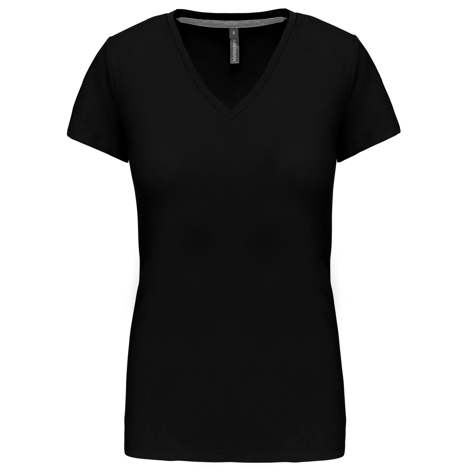 Damen-T-Shirt mit kurzen Ärmeln und V-Ausschnitt