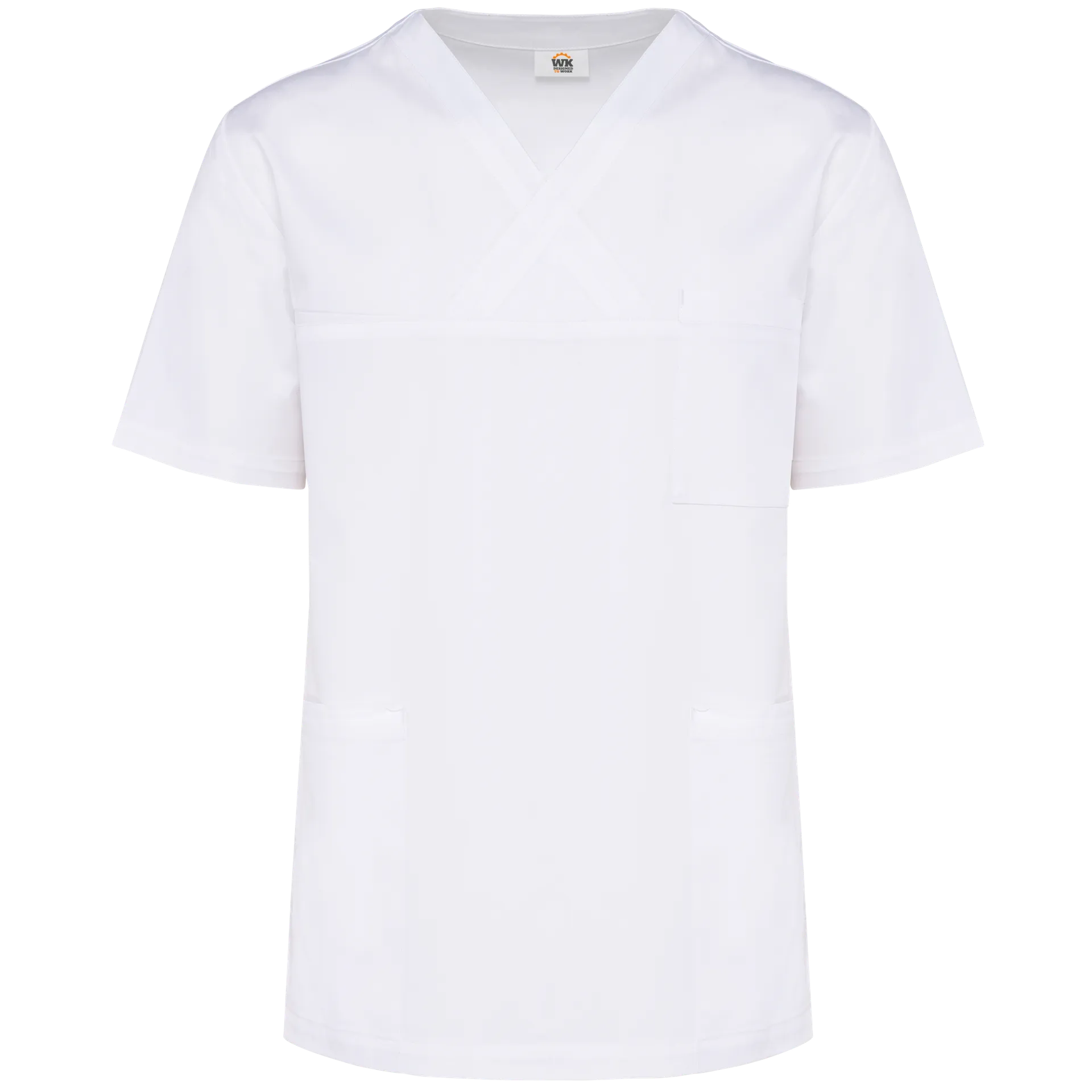 Kurzärmlige Unisex-Tunika aus Baumwollpolyester