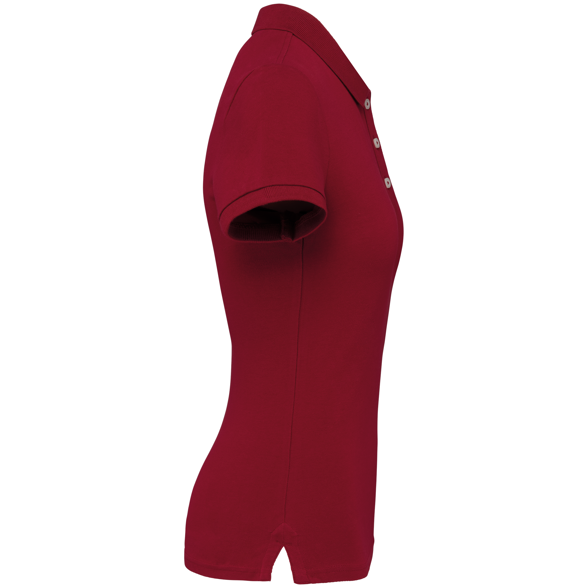 Kurzarm-Polohemd für Damen im Vintage-Stil