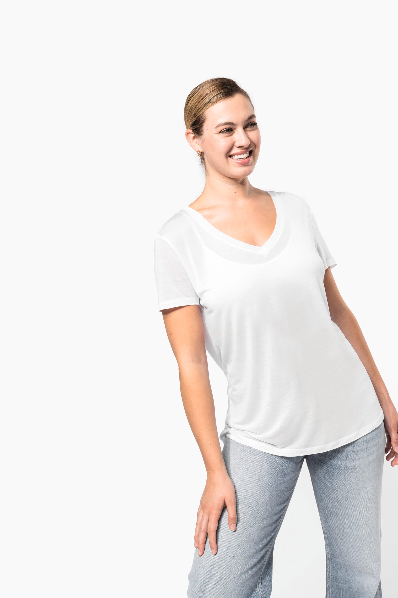 Damen Lyocell TENCEL™-T-Shirt Damen Lyocell TENCEL™-T-Shirt