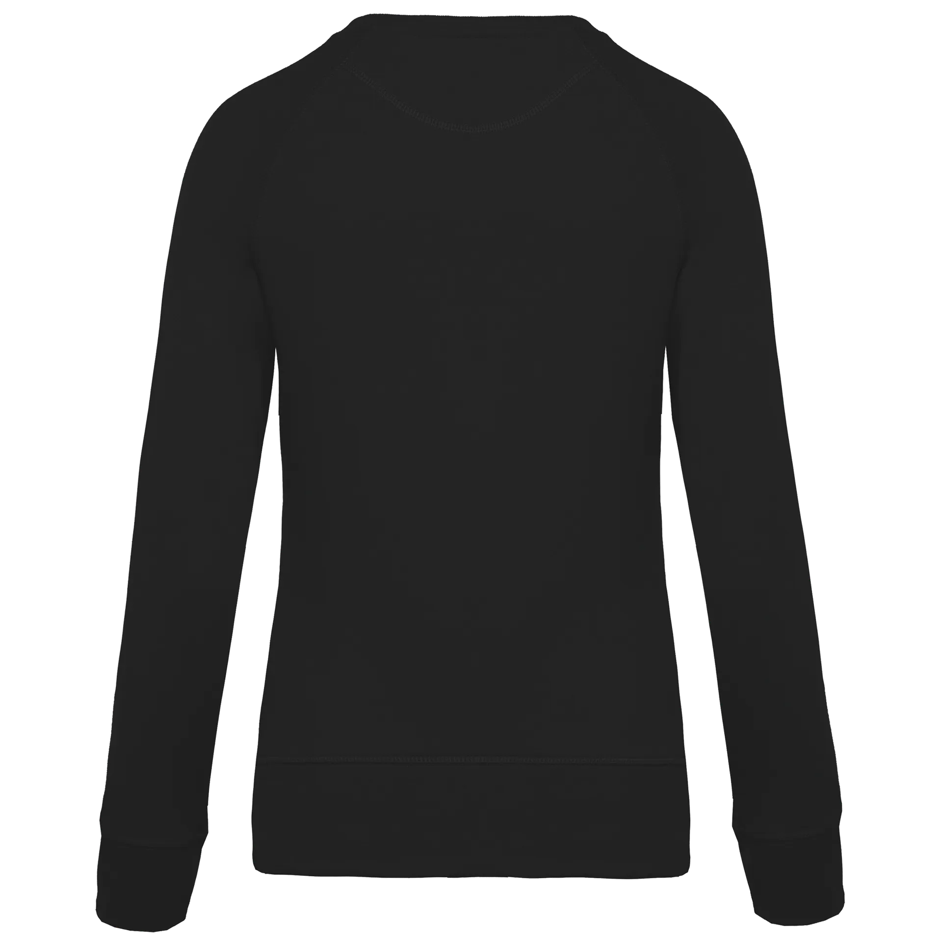 Damen Sweatshirt BIO-BAUMWOLLE Rundhalsausschnitt Raglanärmel