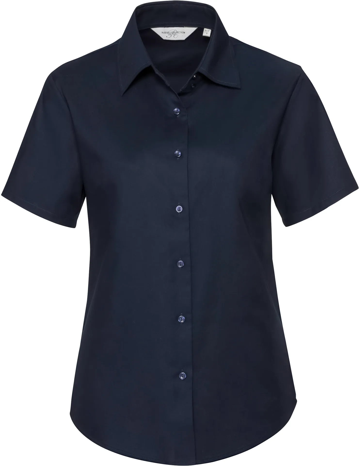 Ladies Short Sleeve Easy Care Oxford Shirt