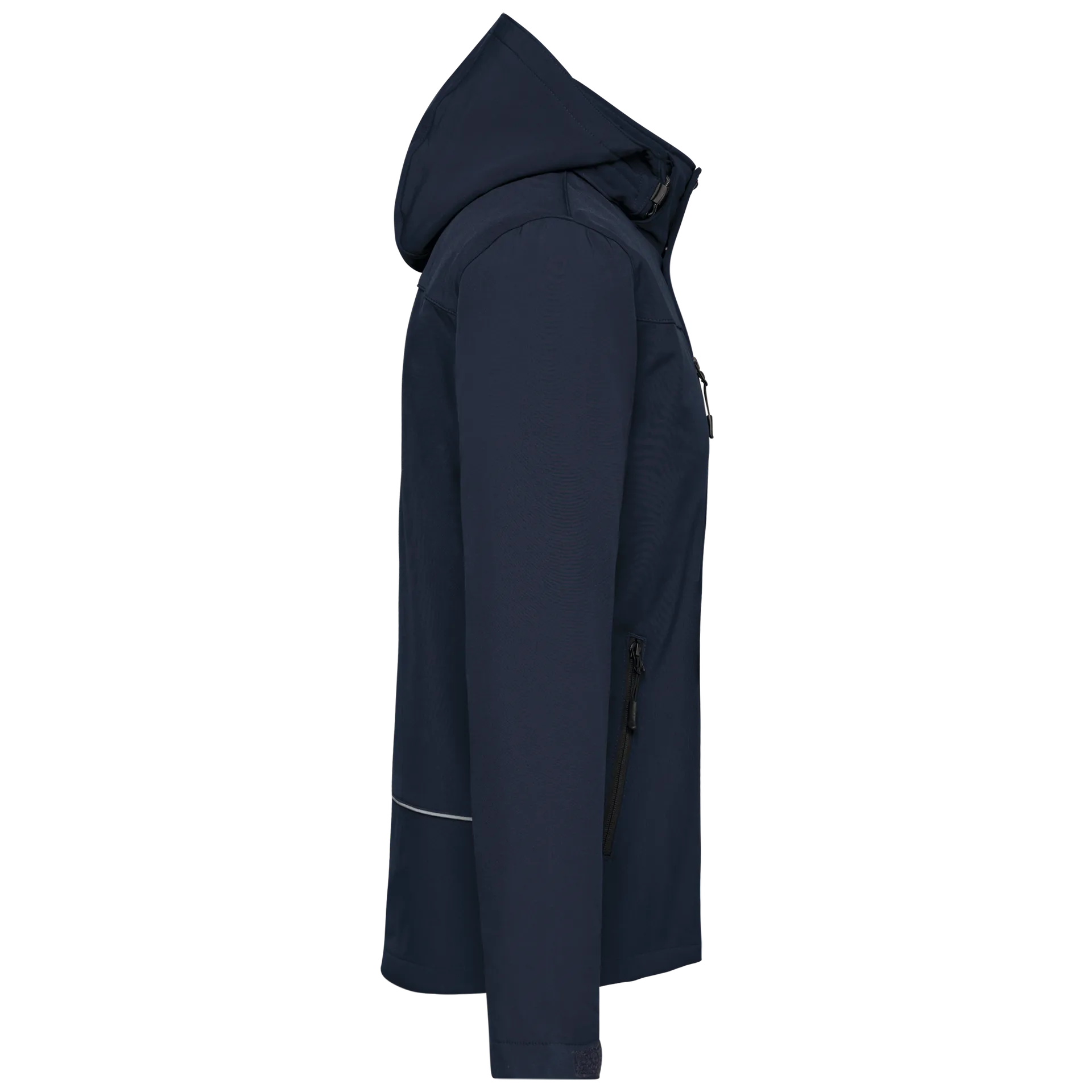 Herrenparka Softshell wattiert mit Kapuze