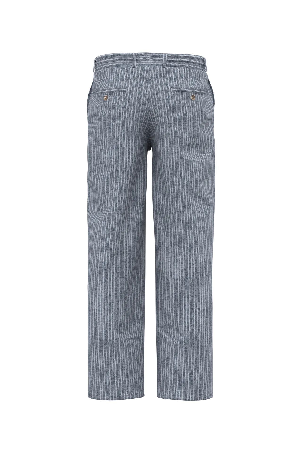 Gestreifte Leinenhose für Herren