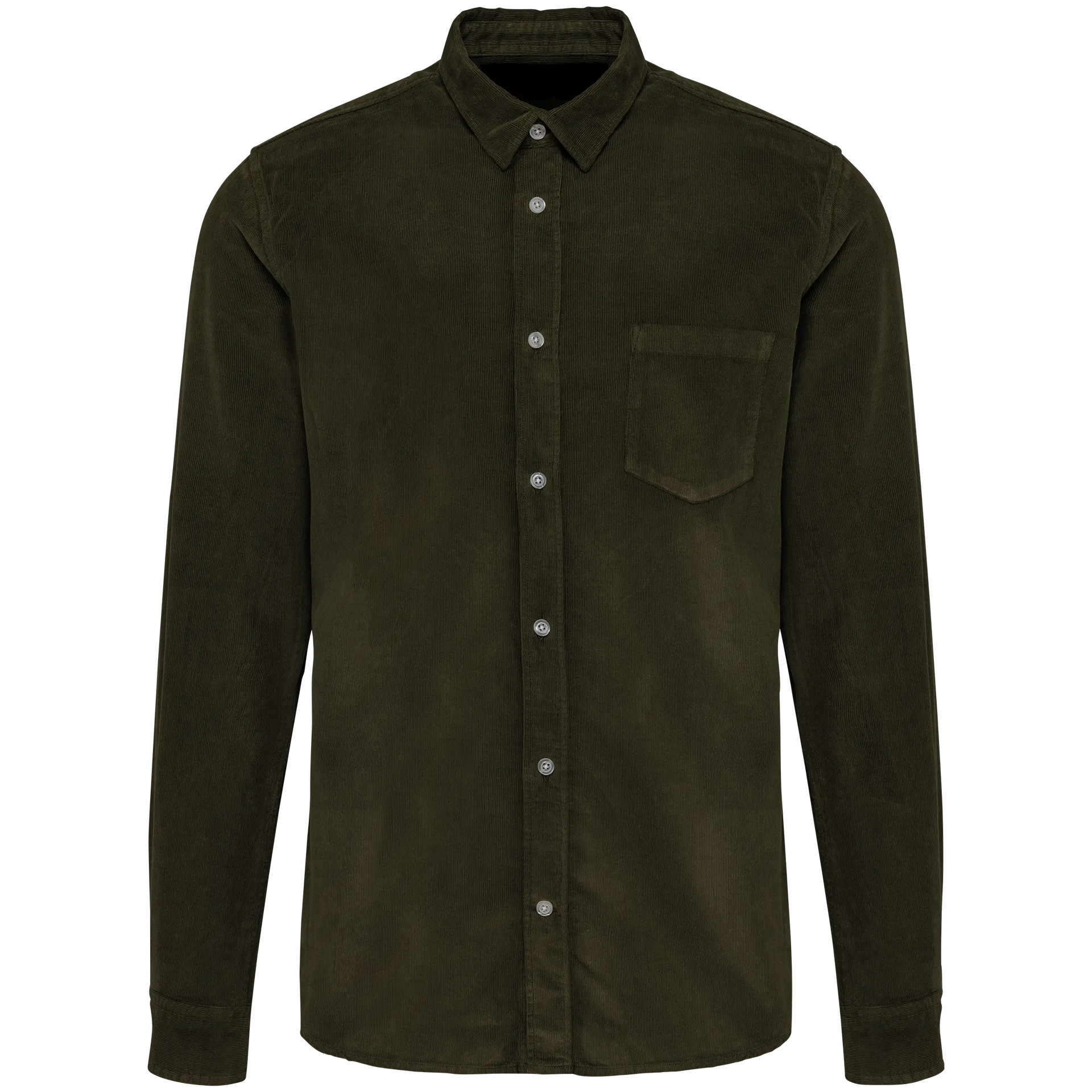 Langarmhemd aus Velours, für Herren