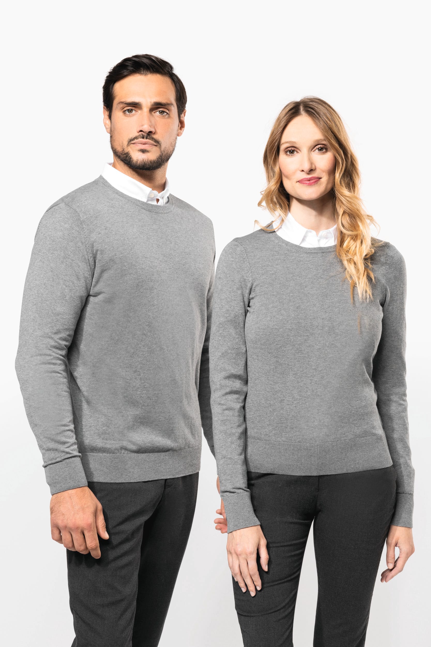Supima®-Herrenpullover mit Rundhalsausschnitt