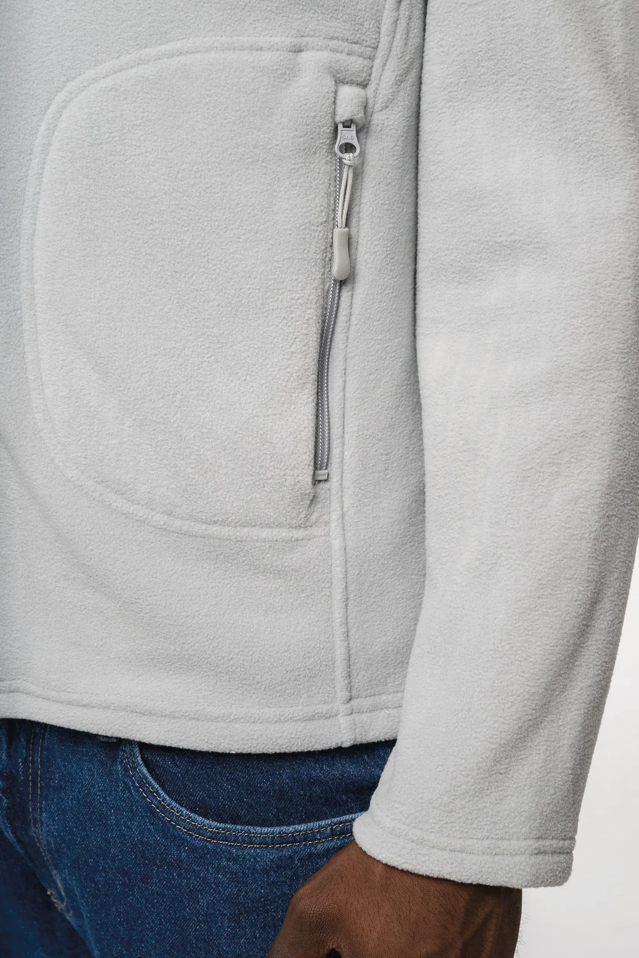 Umweltfreundliche Unisex-Fleecejacke