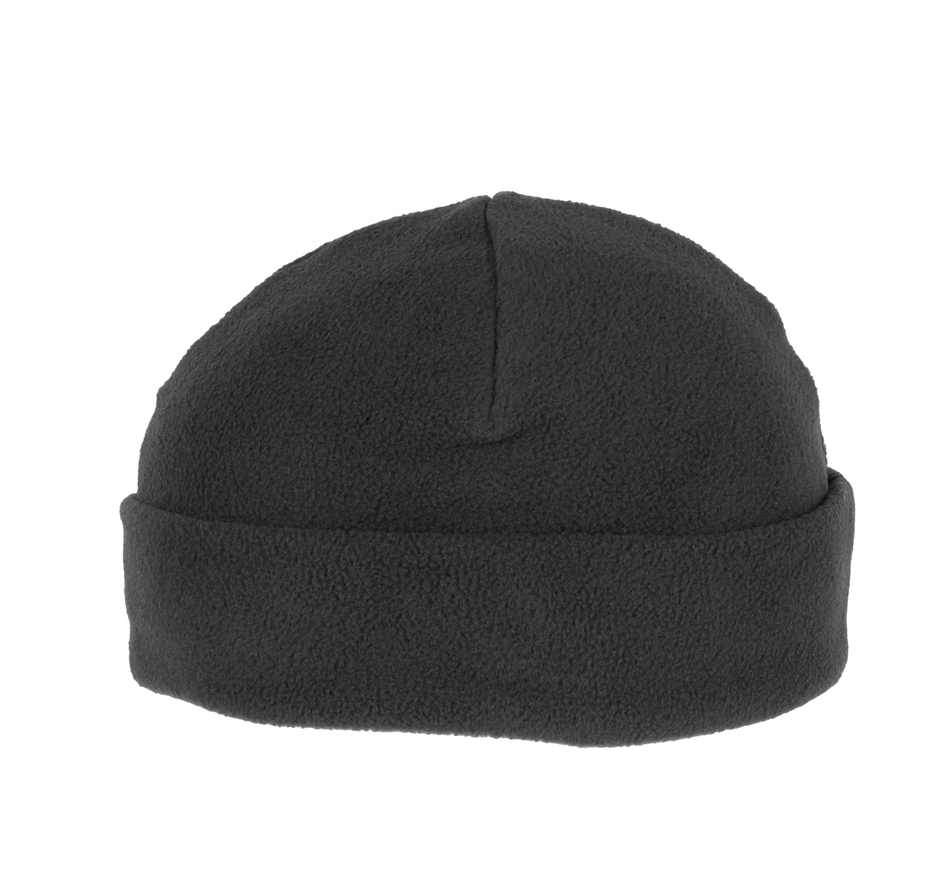 Recycelte Mütze aus Mikrofleece mit Umschlag