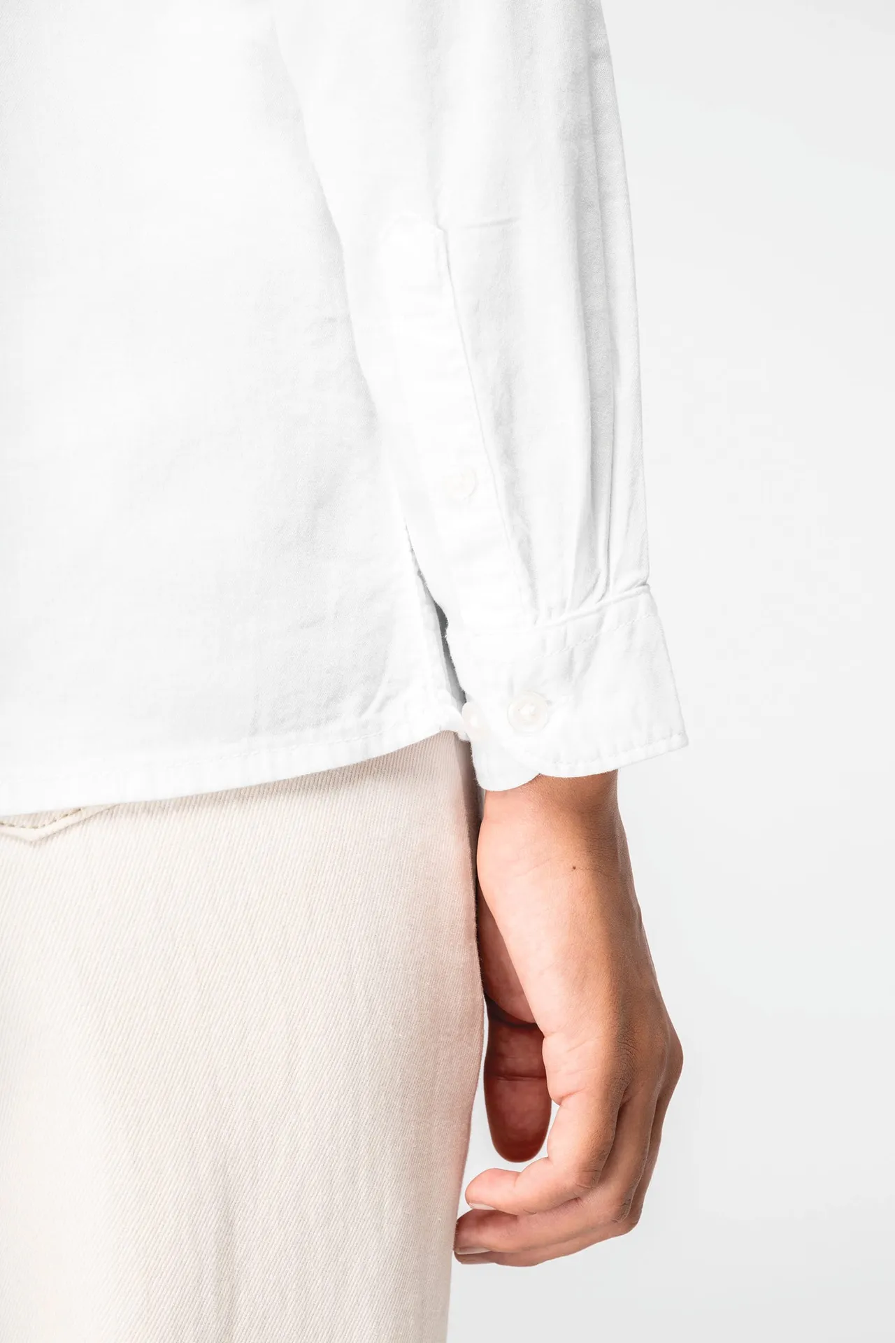 Umweltfreundliches Ausgewaschene Bluse