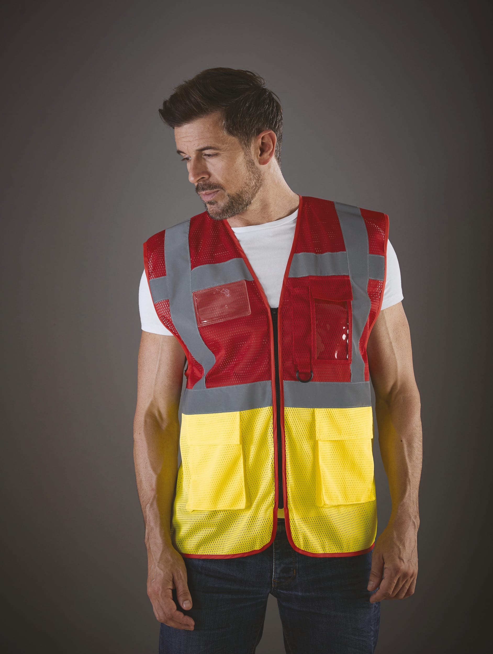 Top Cool - Hi-Vis mesh executive waistcoat