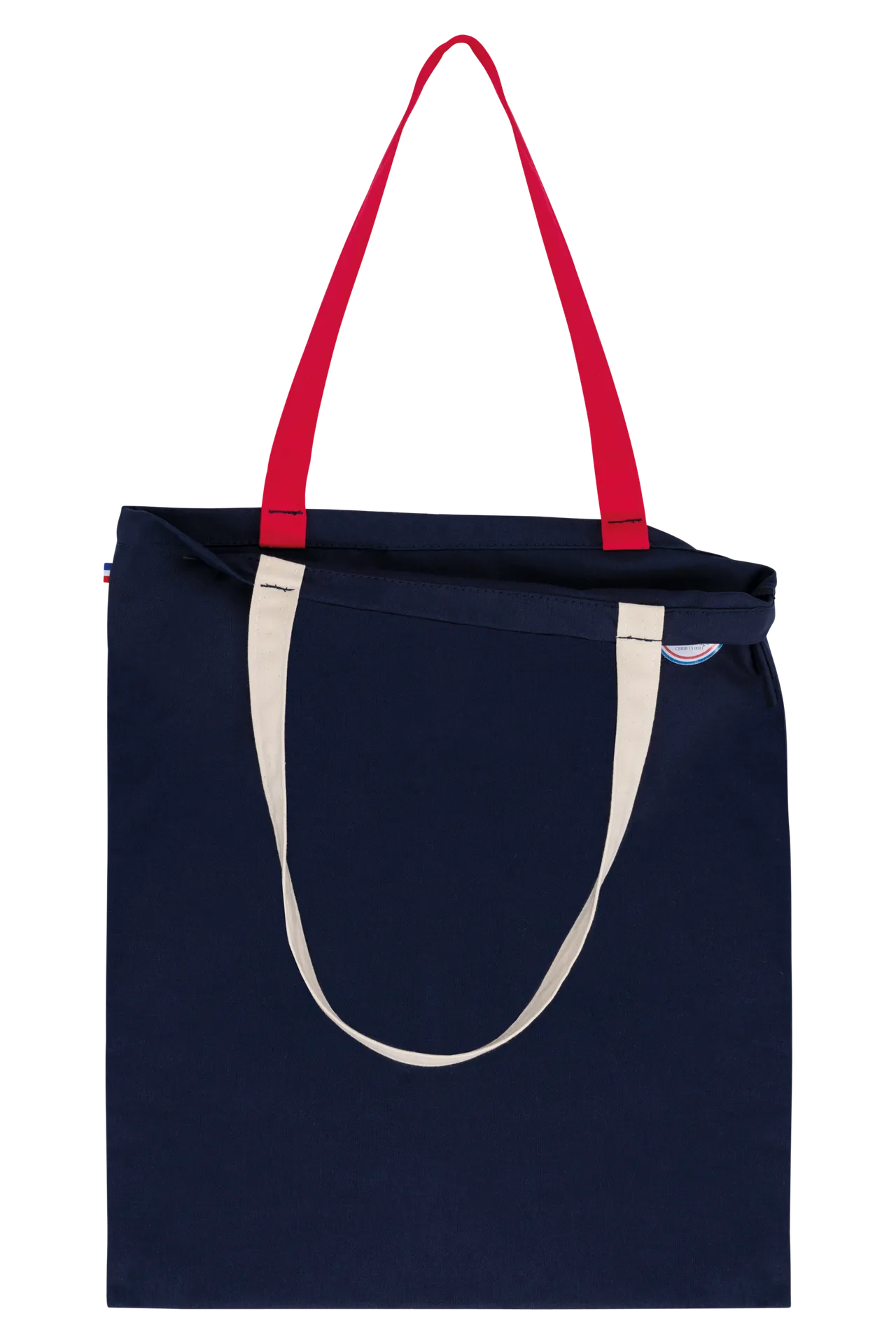 Dreifarbige Shoppingtasche