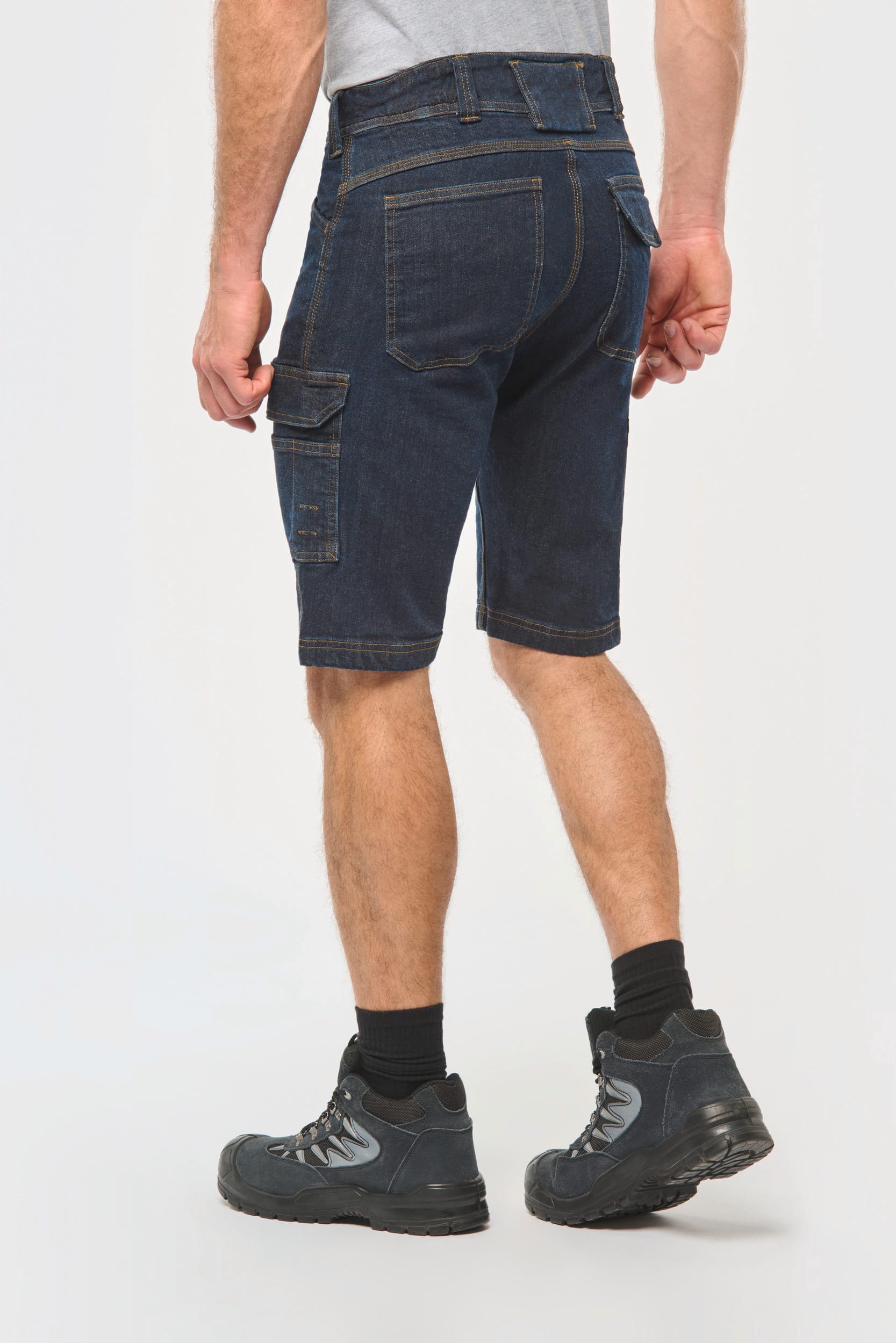 Denim-Bermuda-Shorts mit mehreren Taschen, für Herren Denim-Bermuda-Shorts mit mehreren Taschen, für Herren