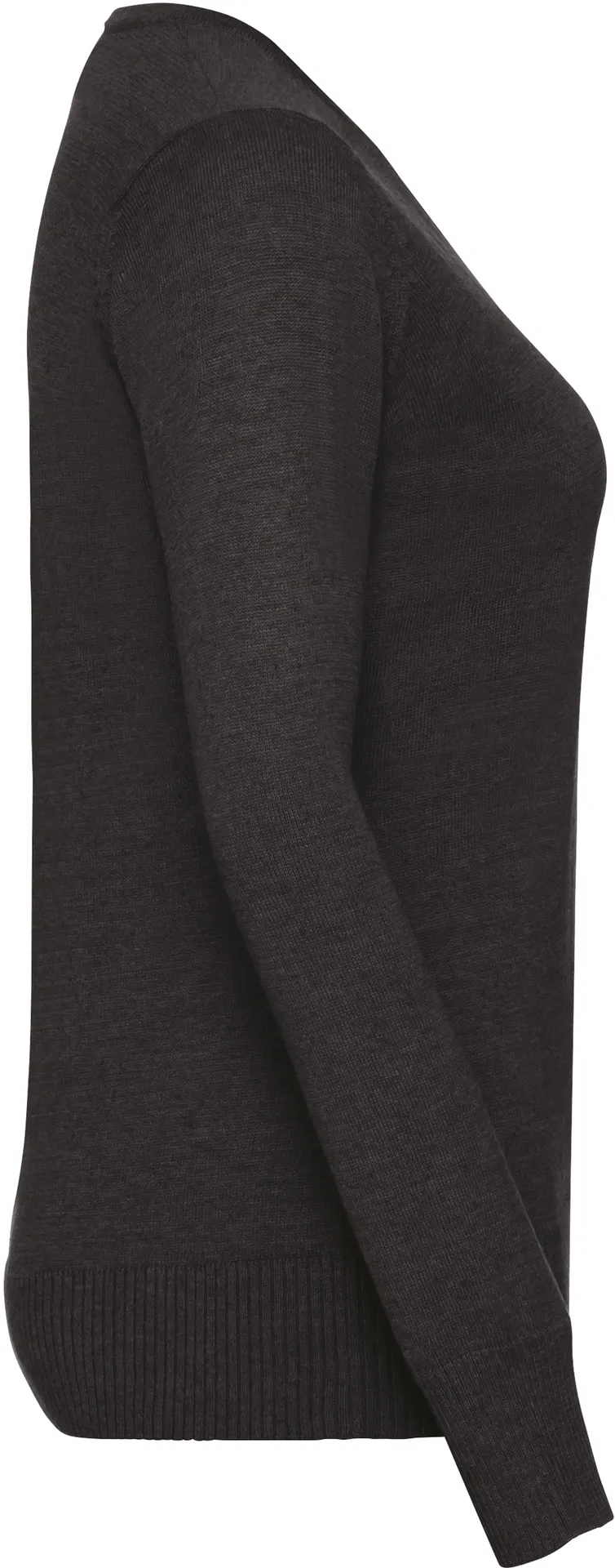 Ladies' V-neck Knitted Pullover