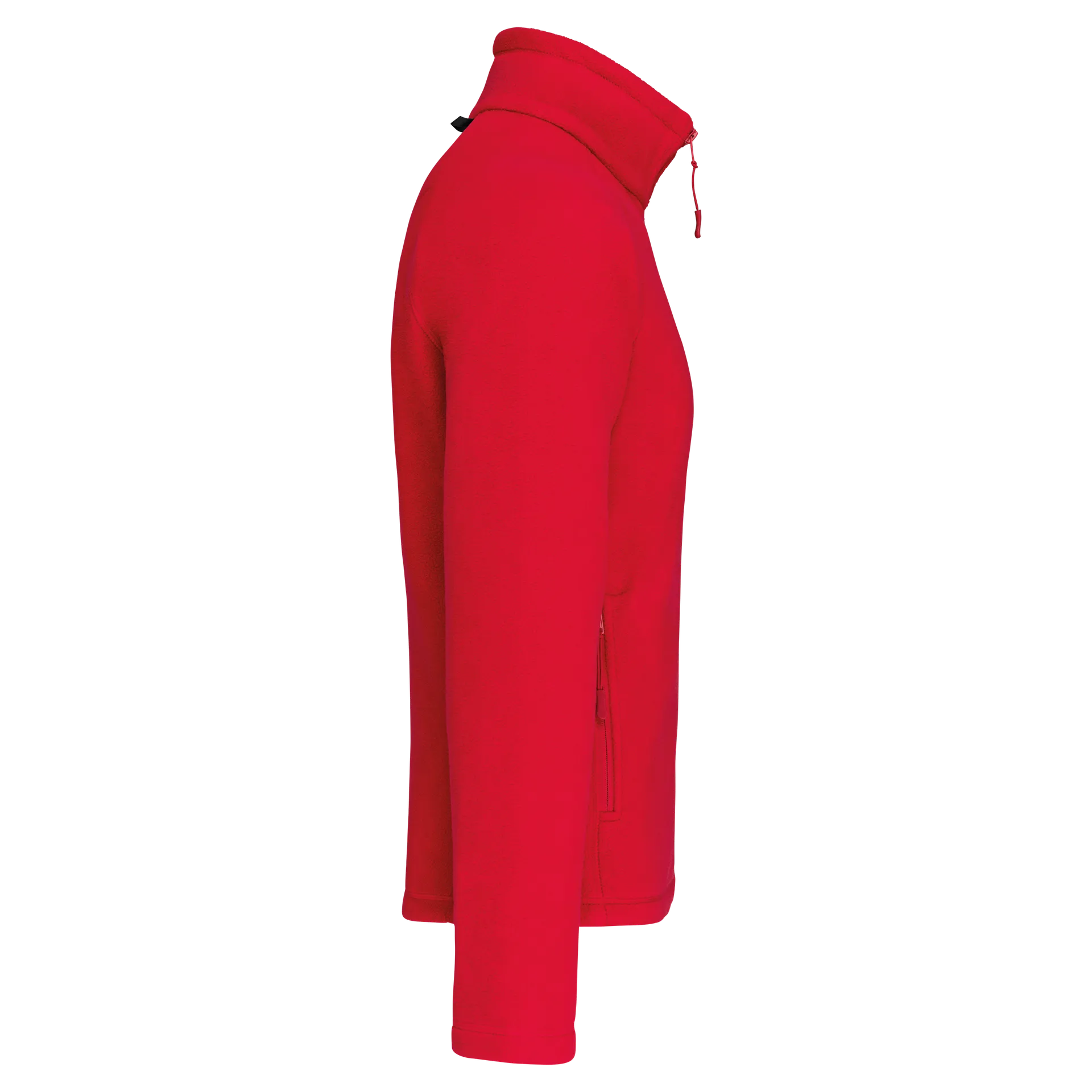 Mikrofleece-Jacke mit Reißverschluss Raglanärmel für Herren