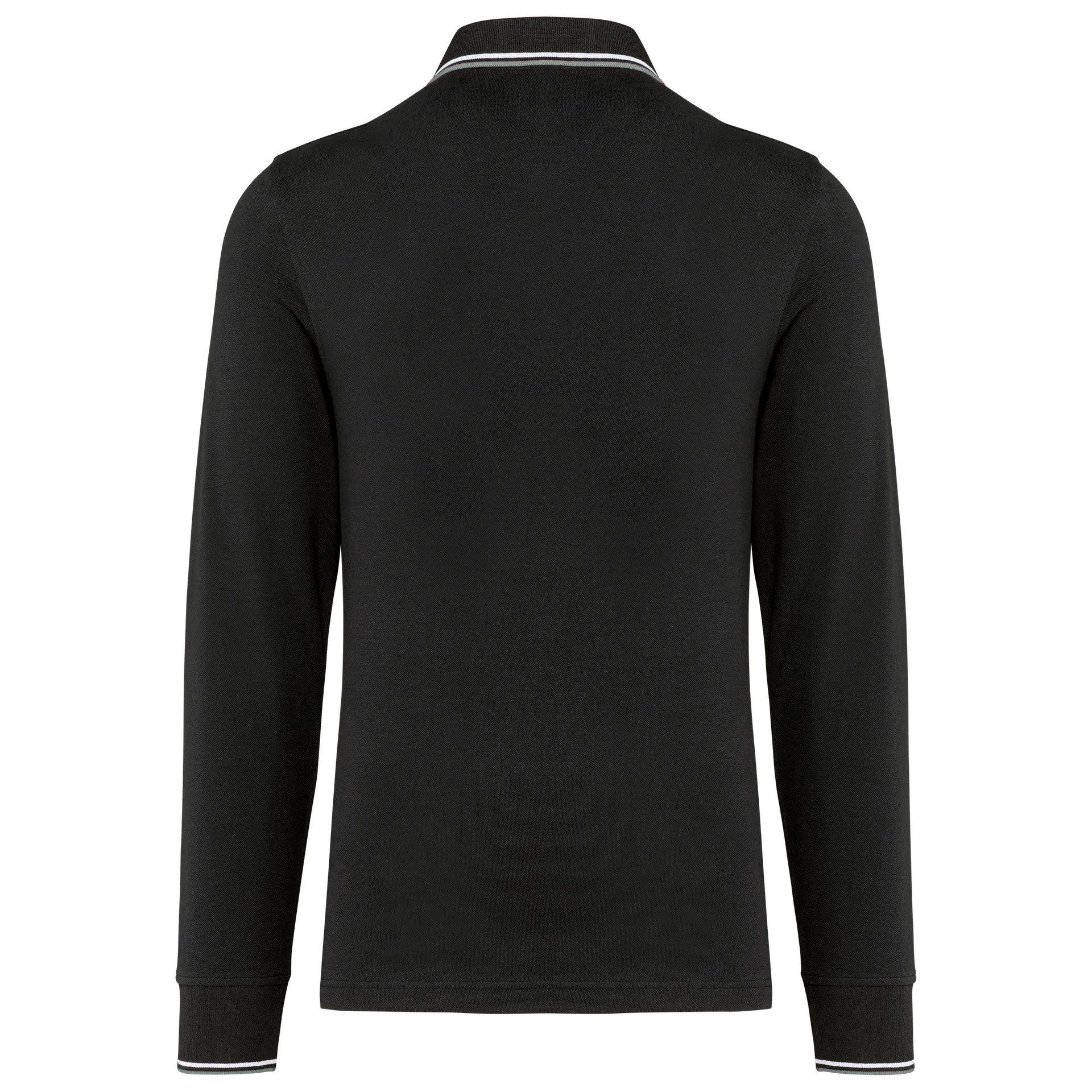 Langarm-Polohemd aus Piqué für Herren