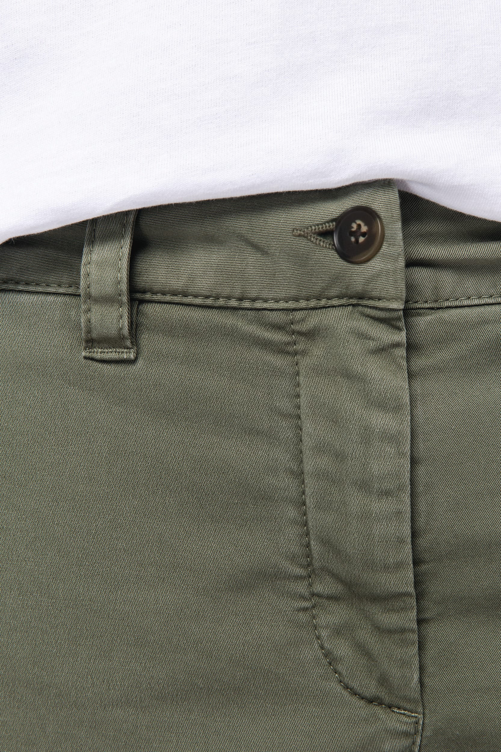 Umweltfreundliche ausgewaschene Cargohose für Damen