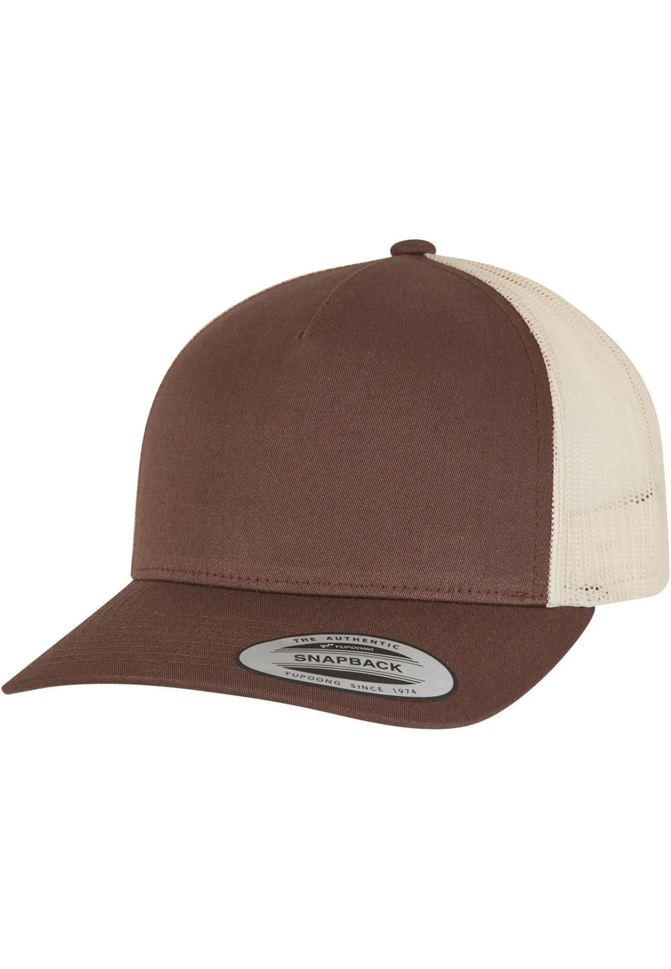 Zweifarbige Retro-Trucker-Mütze