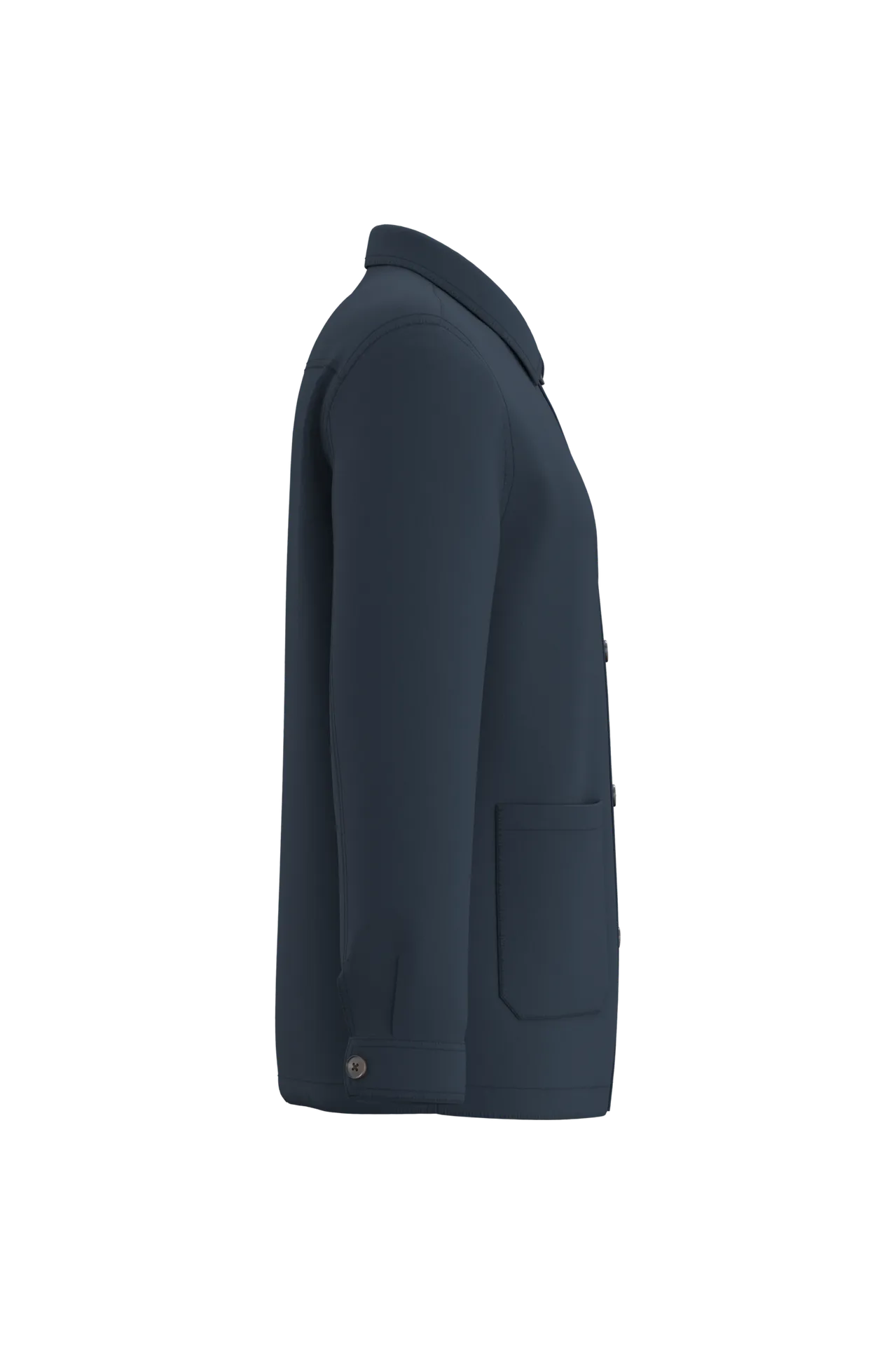 Gewaschene nachhaltige Unisex-Workerjacke