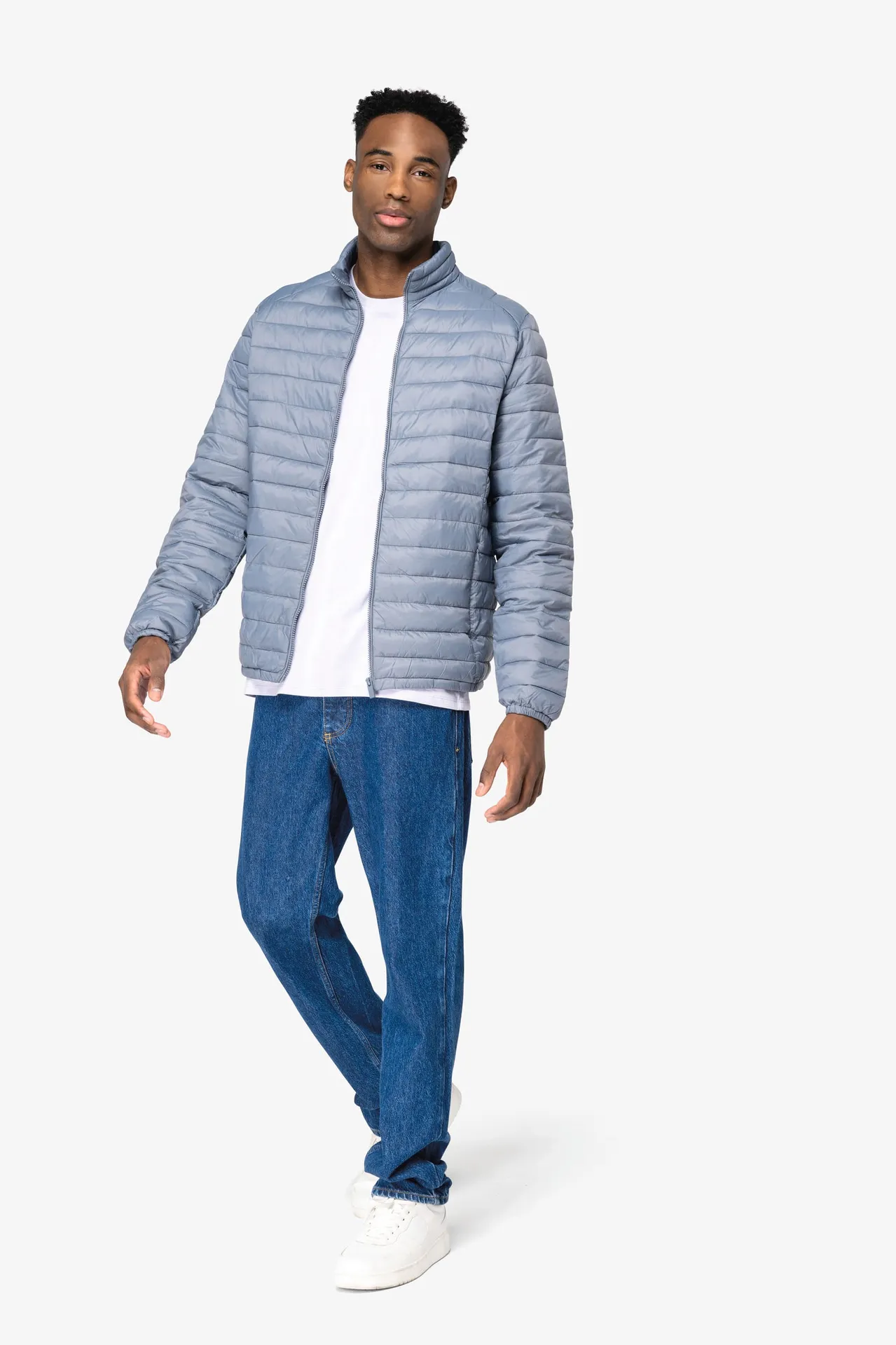 Leichte, umweltfreundliche Herren-Steppjacke