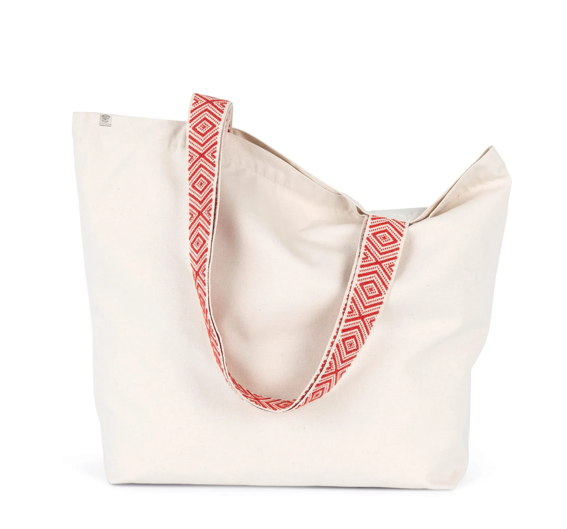 Große, recycelte Shoppingtasche