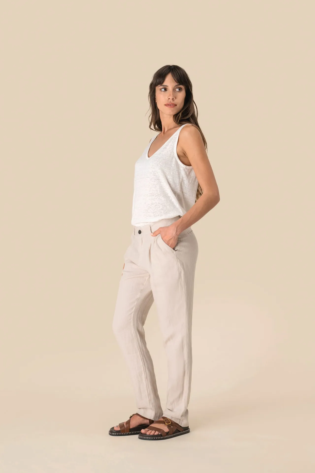 Leinenhose für Damen