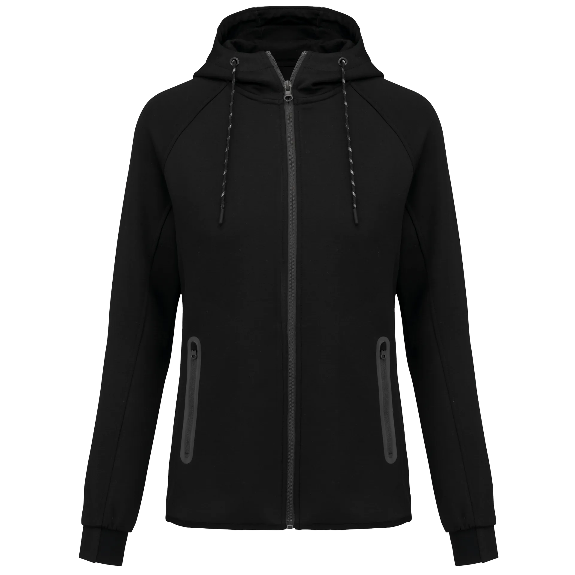 Damen-Funktions- performance Kapuzenjacke