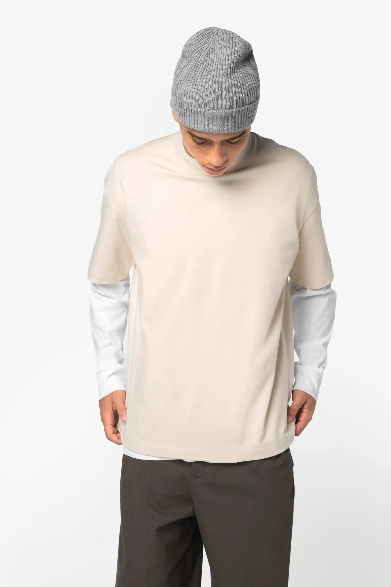 Umweltfreundliches Oversize Herren T-Shirt