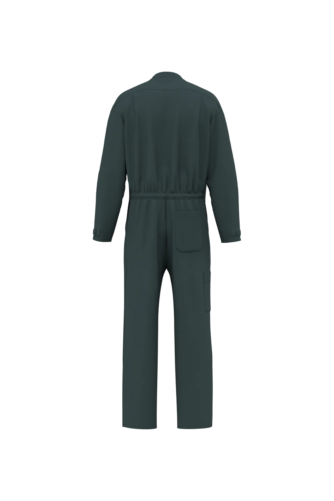 Unisex-Overall mit doppeltem Reißverschluss