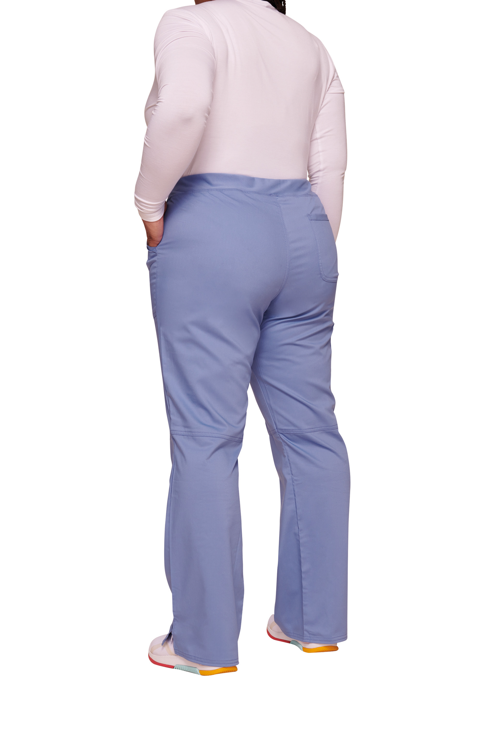Damen-Cargohose mit mittlerer Leibhöhe zum Überziehen