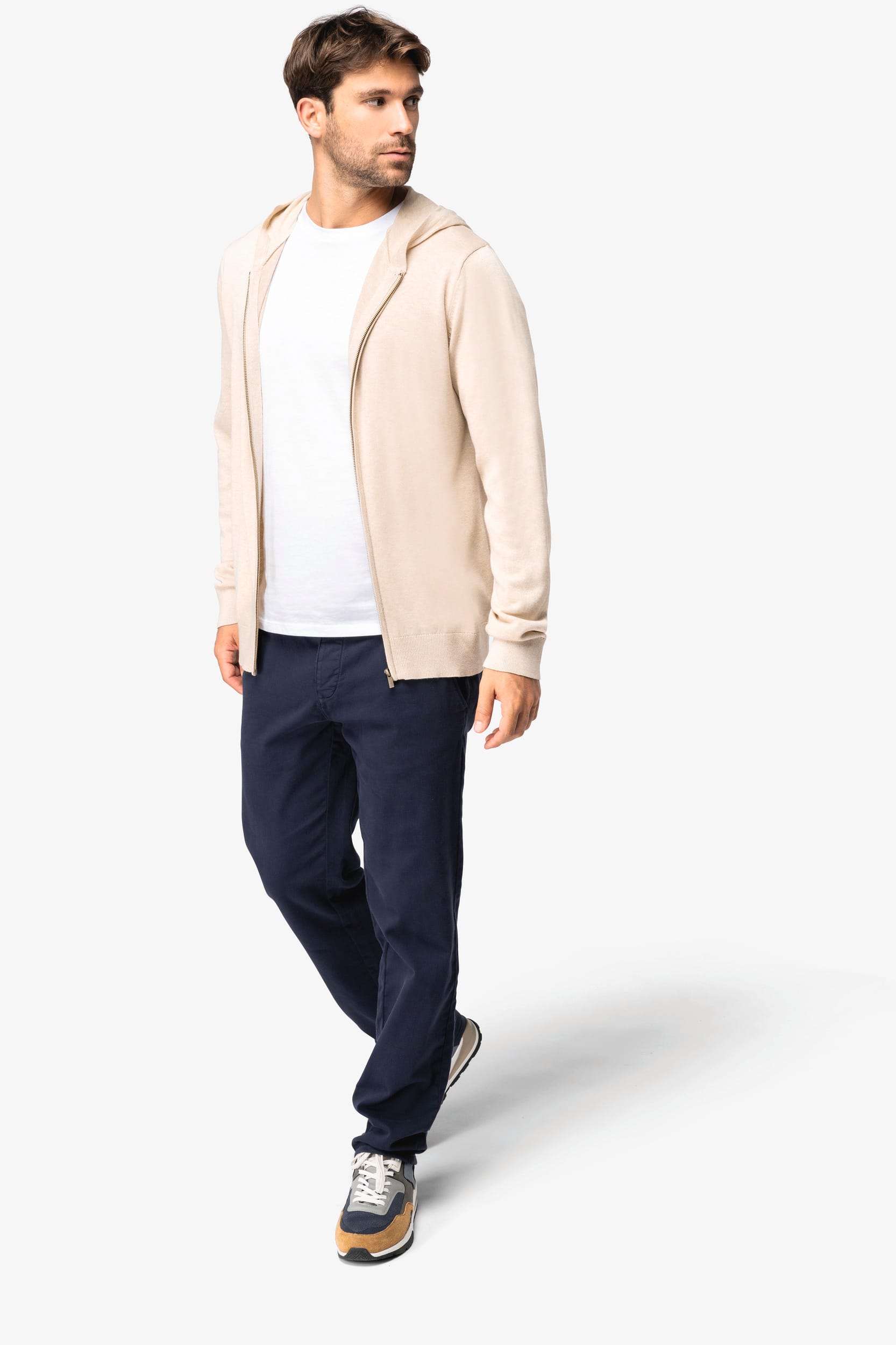 Umweltfreundlicher Herrenkapuzenpullover aus Lyocell